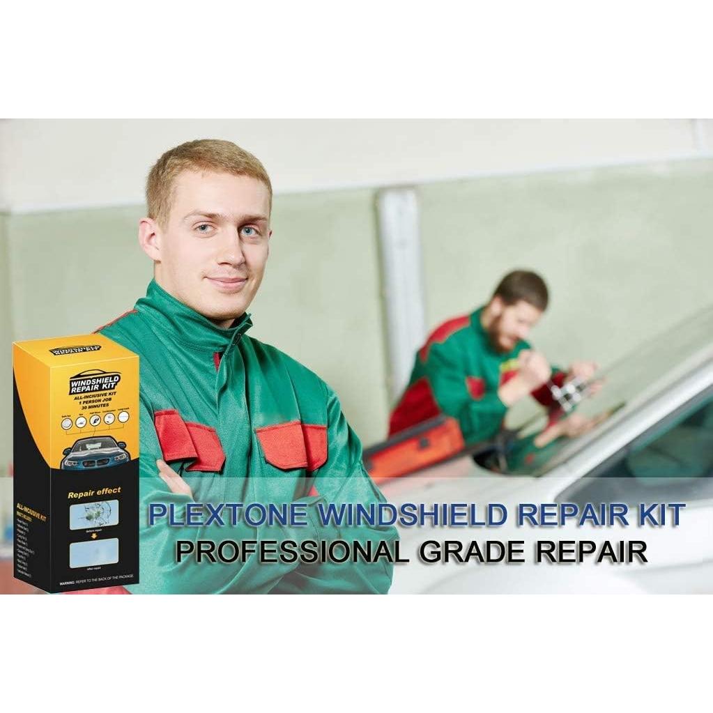 Kit de Reparación de Parabrisas Plextone S283-2 Resina Amarillo