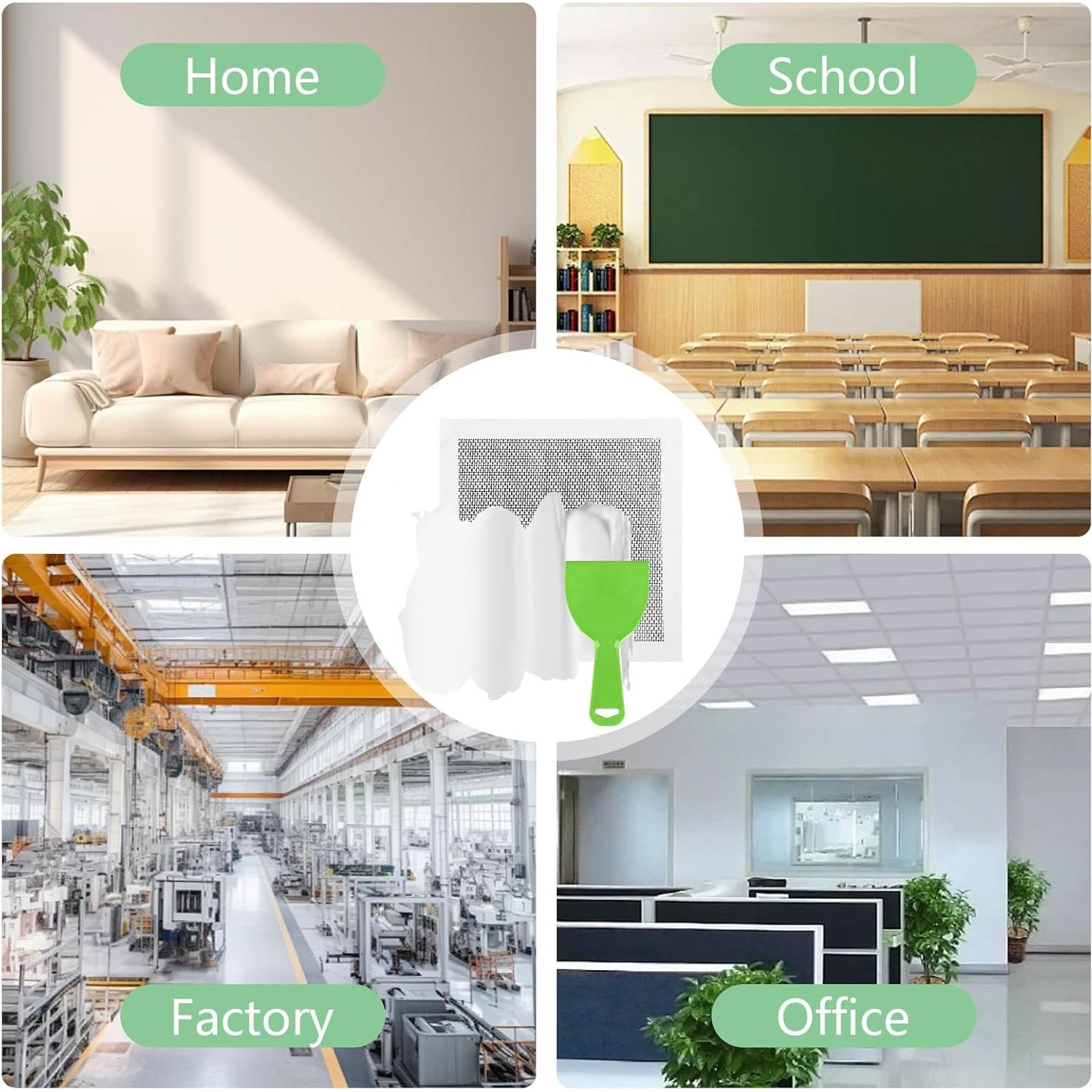 Kit de Reparación de Drywall Farady 13 Piezas Autoadhesivo