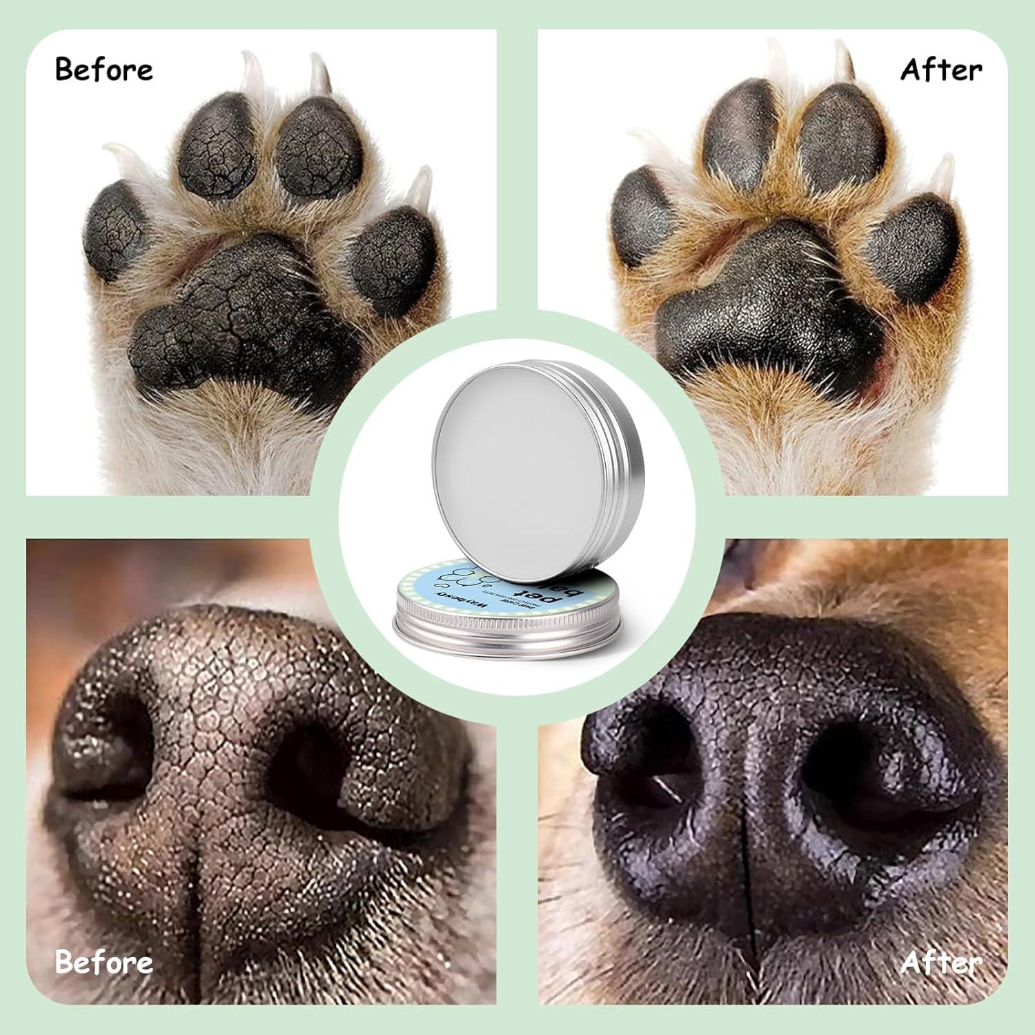 Kit de Cuidado de Patas para Perros Waybesty - Balsamo y Toalla