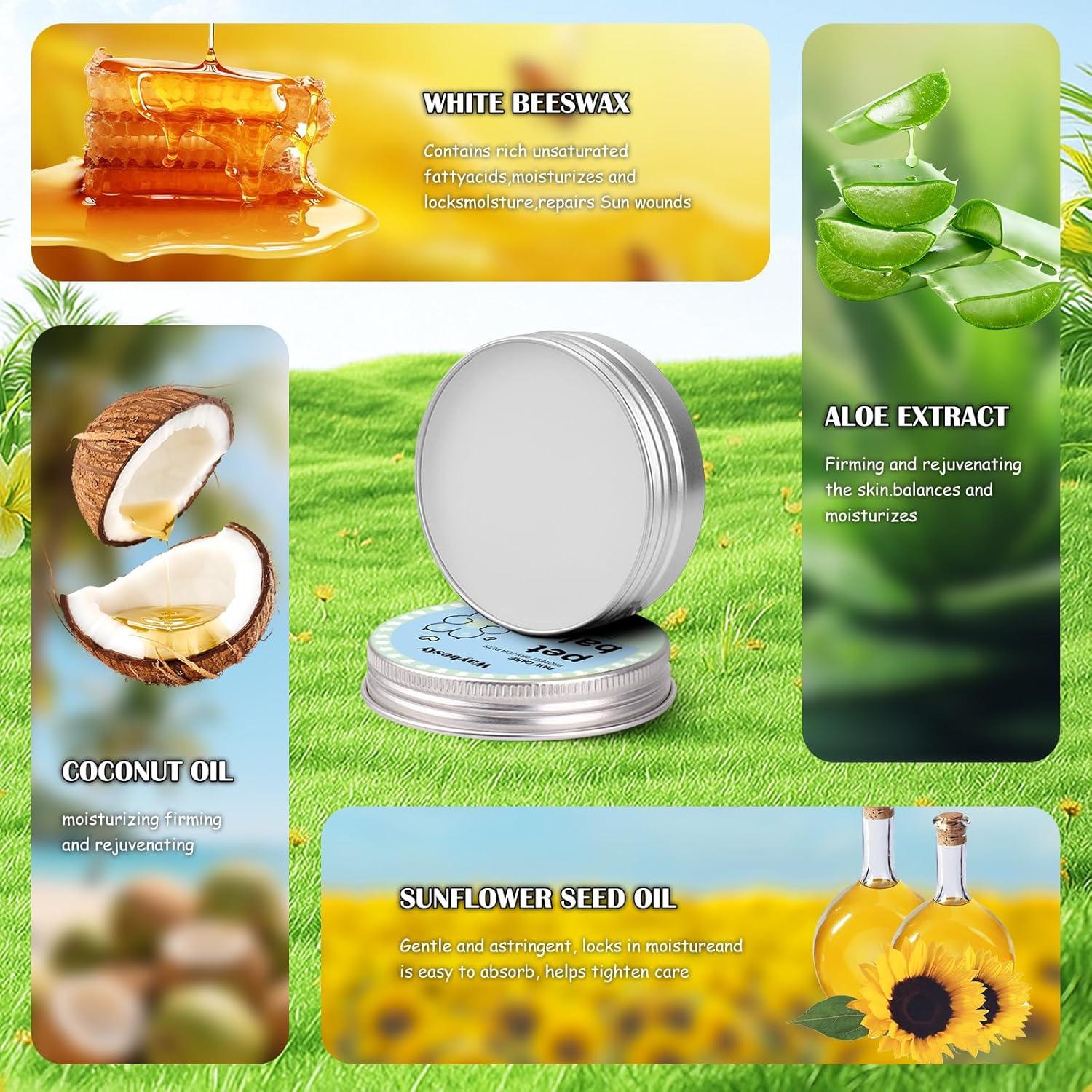 Kit de Cuidado de Patas para Perros Waybesty - Balsamo y Toalla