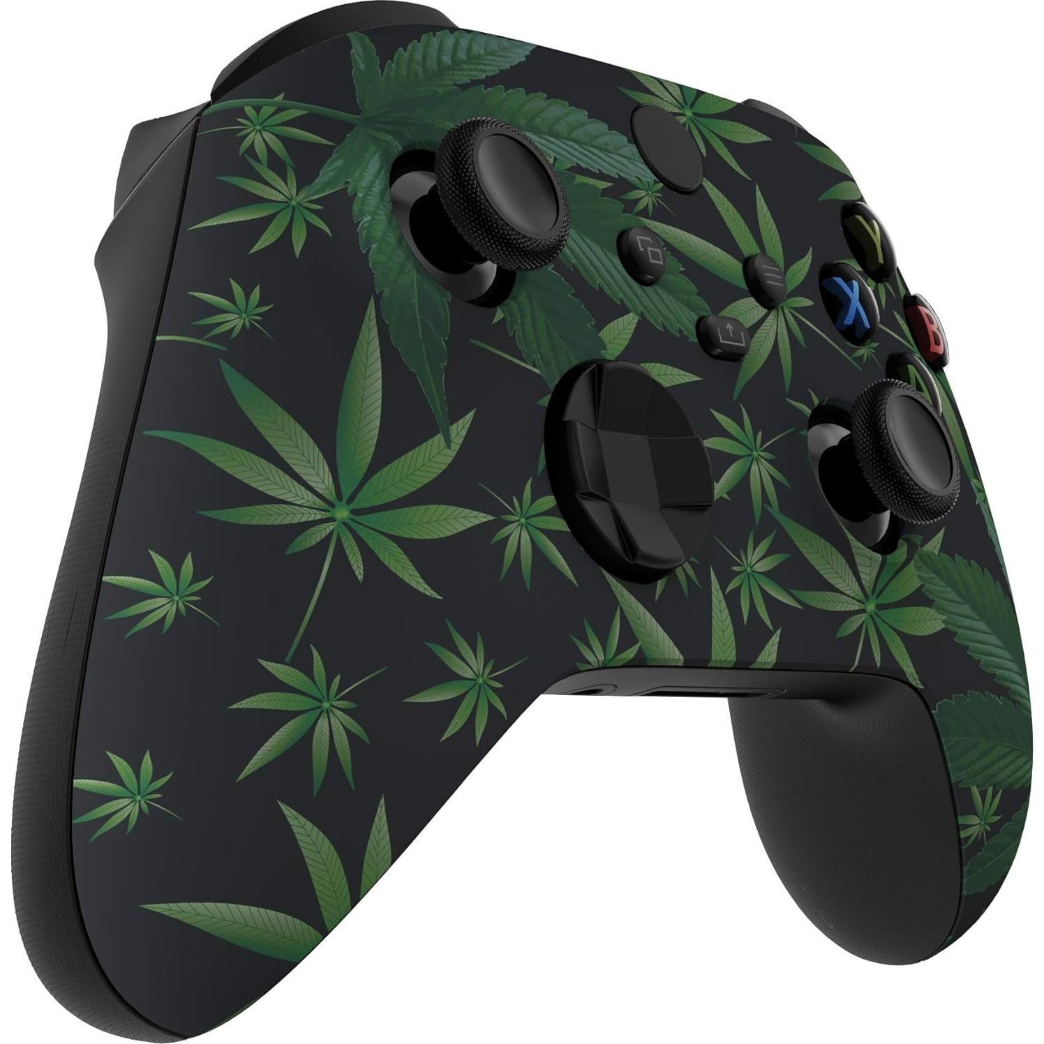 Carcasa eXtremeRate Verde Weeds para Controlador Xbox Series X/S