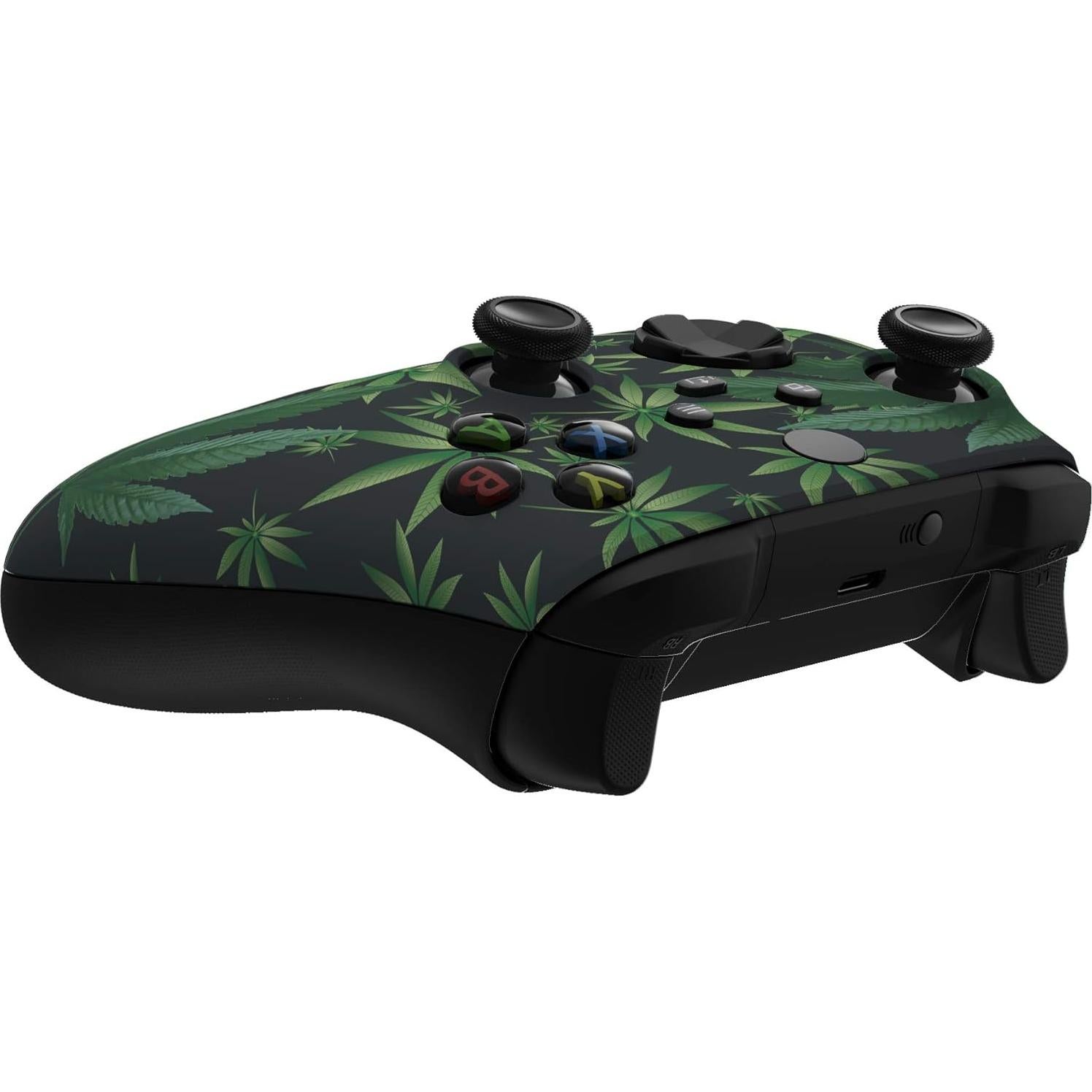 Carcasa eXtremeRate Verde Weeds para Controlador Xbox Series X/S