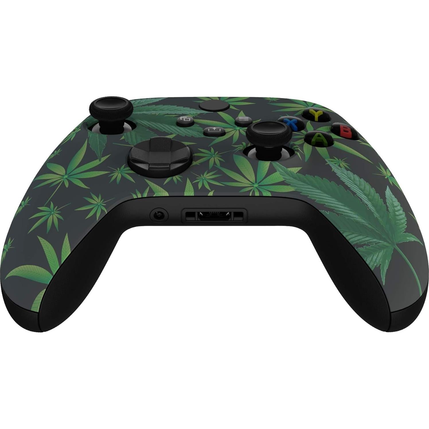 Carcasa eXtremeRate Verde Weeds para Controlador Xbox Series X/S