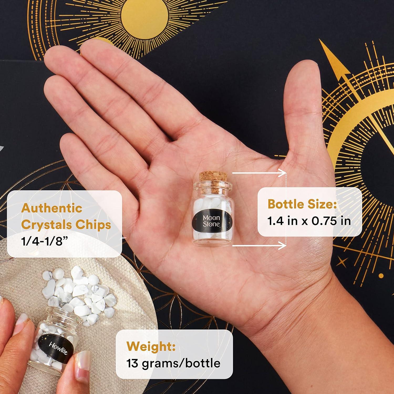 Juego de 50 Cristales Sanadores Nova Crystals - Kit Completo