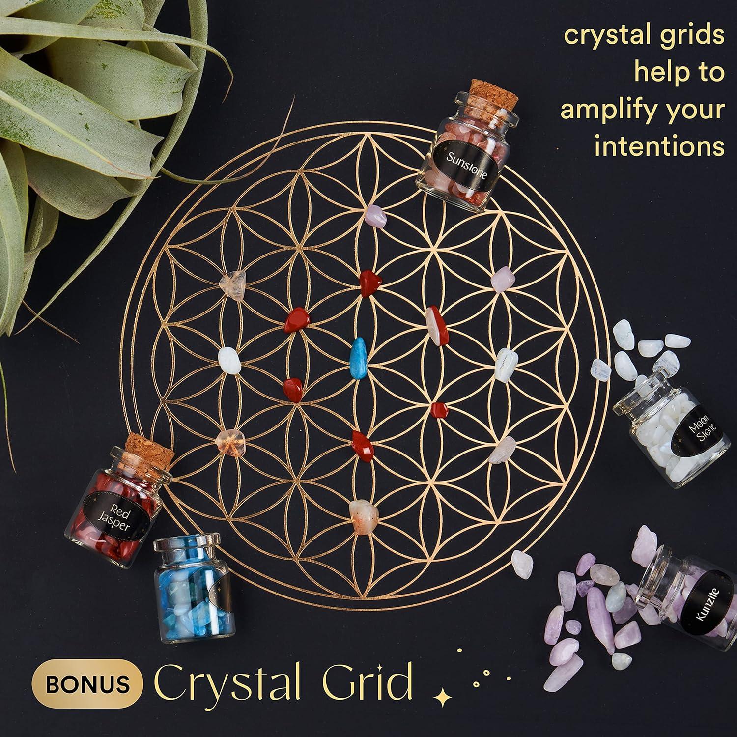 Juego de 50 Cristales Sanadores Nova Crystals - Kit Completo