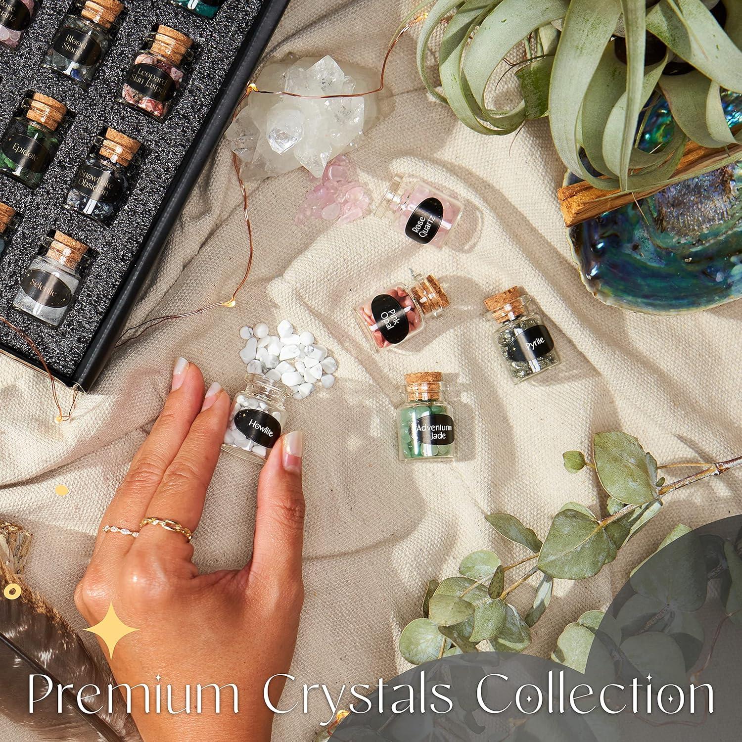 Juego de 50 Cristales Sanadores Nova Crystals - Kit Completo