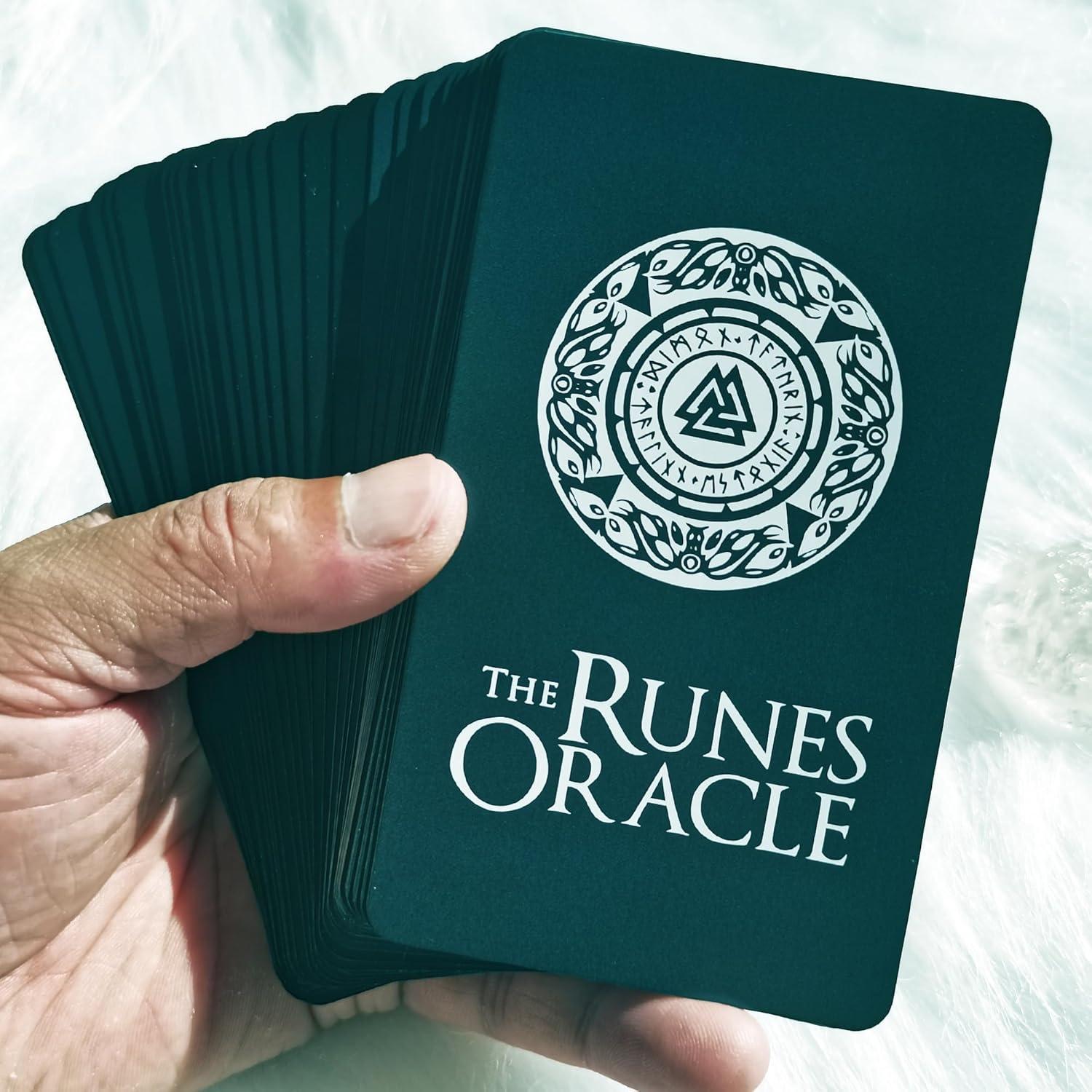Cartas Oráculo de Runas Han Yu Bowen - Tarot Doble Color 24x2