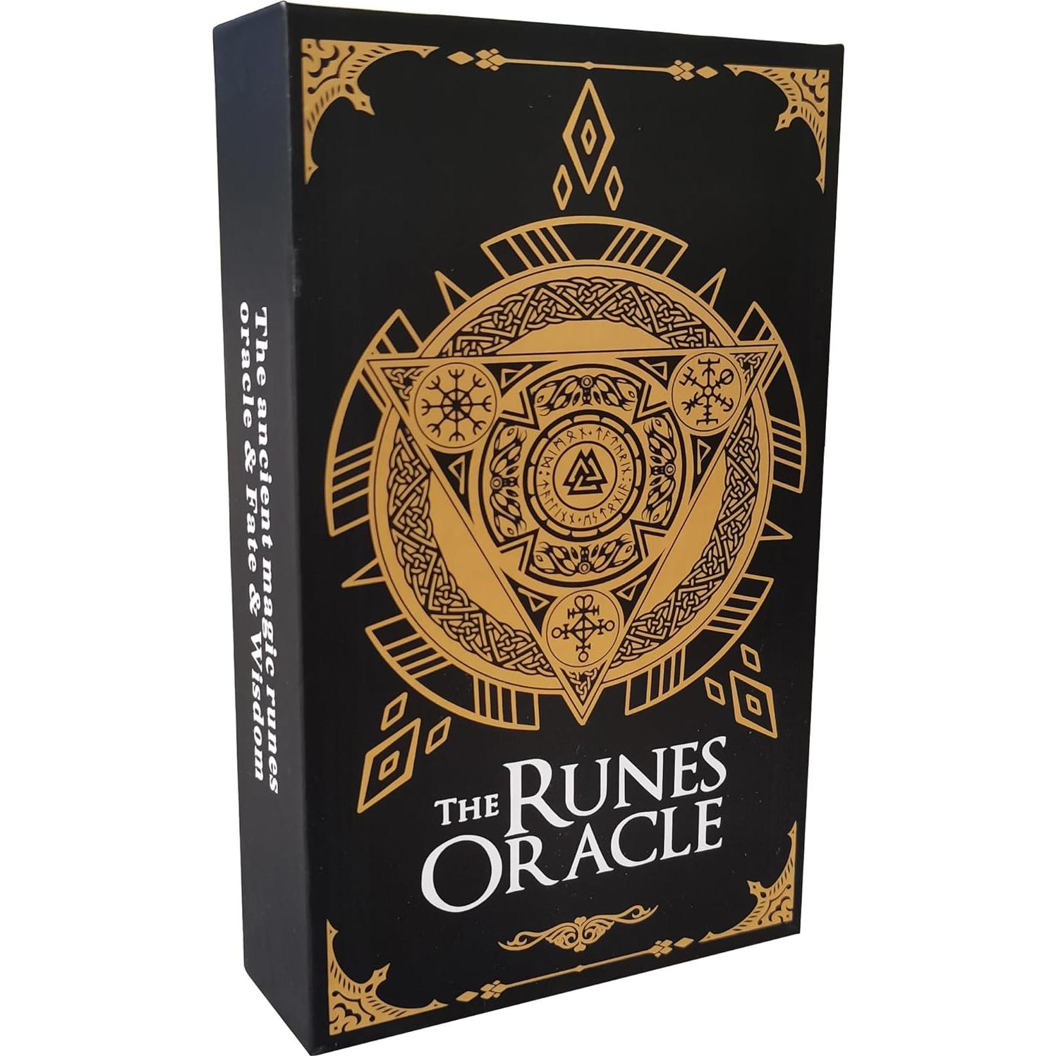 Cartas Oráculo de Runas Han Yu Bowen - Tarot Doble Color 24x2