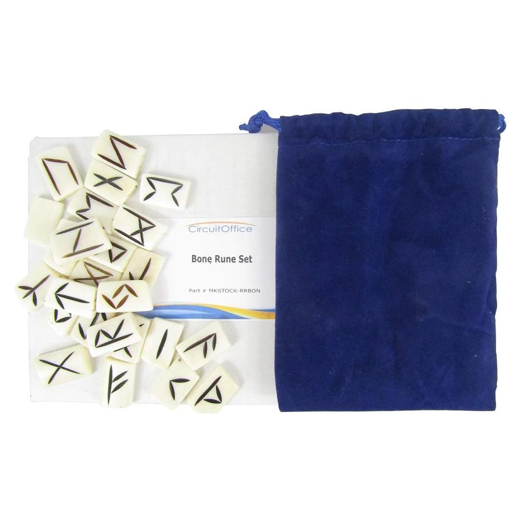 Conjunto de Runas de Hueso de 25 Piezas CircuitOffice