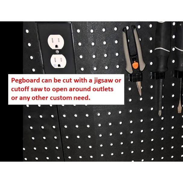 Paneles Perforados WallPeg 24"x16" - Kit de Almacenamiento (2) Unidades