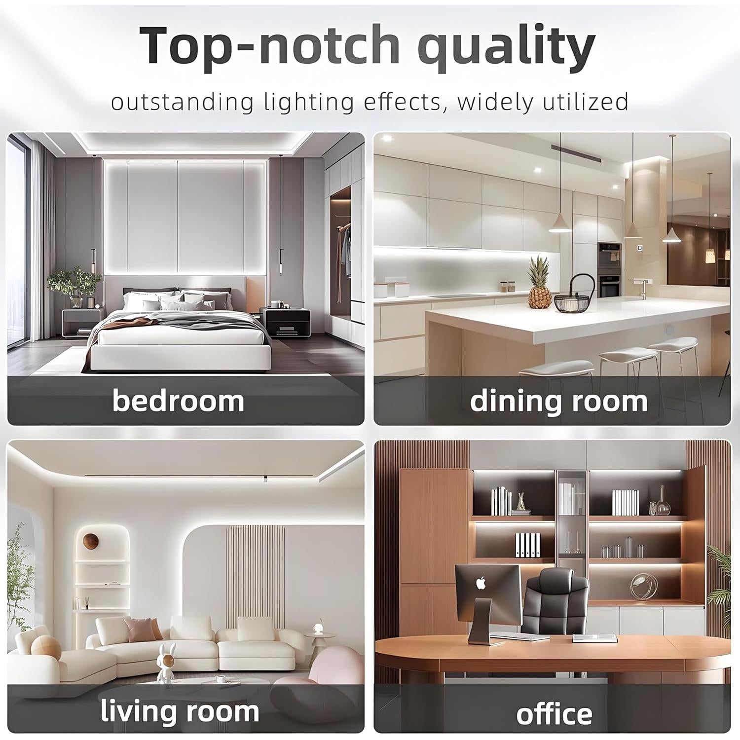 Tira LED blanca Tenmiro 5m 600 LEDs Control Remoto 25000K