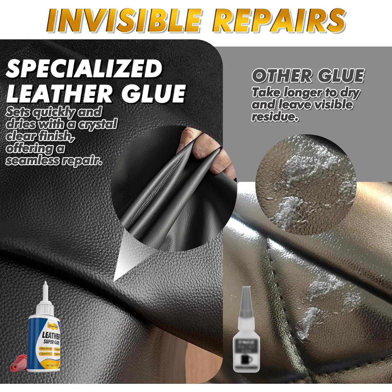 Pegamento para Cuero GleamGlee 35 g - Ultra Fuerte y Transparente