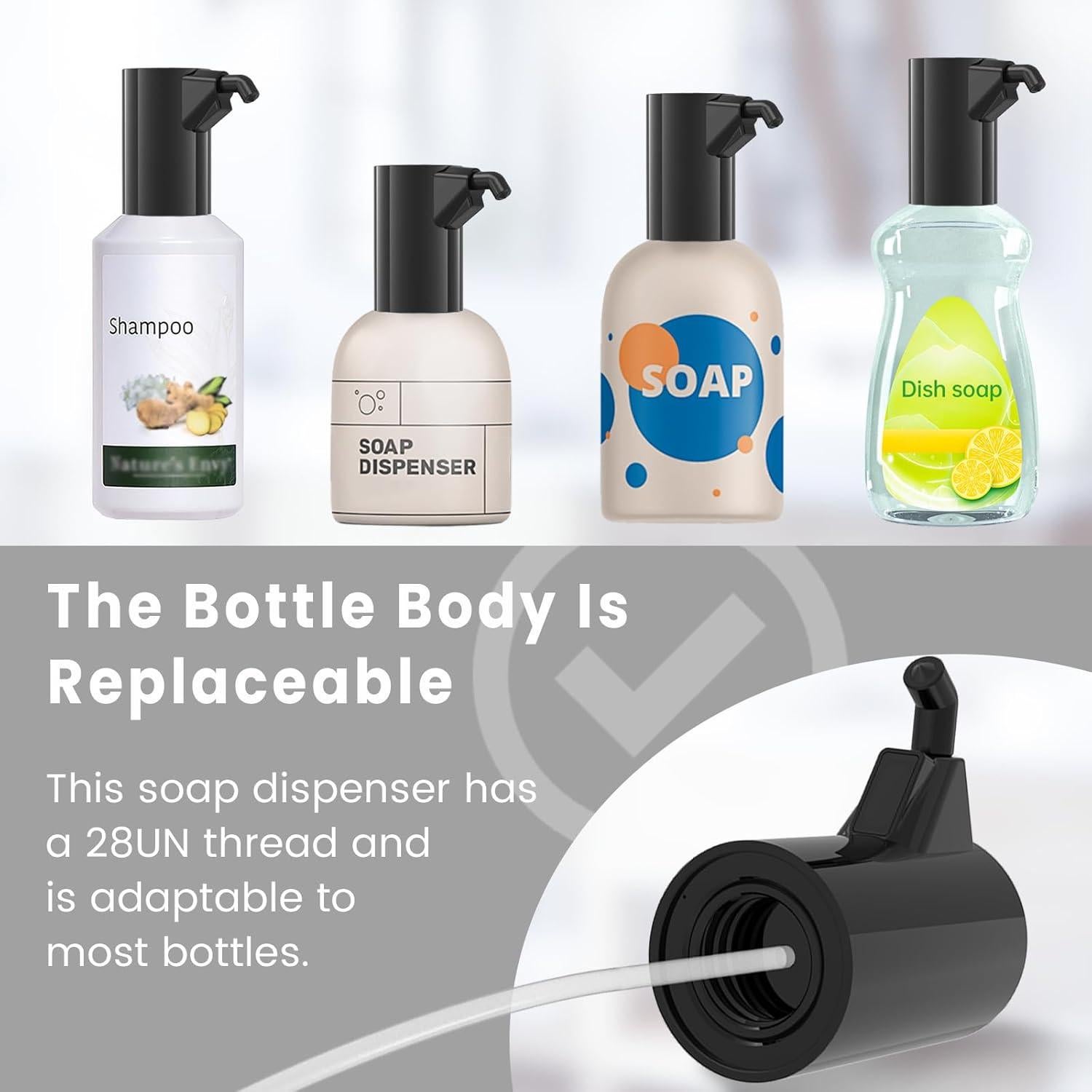 Dispensador Automático de Jabón Sin Contacto Invocar a los Elfos 450ml