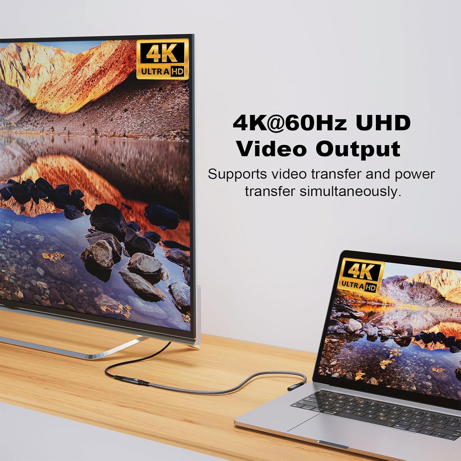 Cable Extensión USB C 3.2 20Gbps 240W 90 Grados 0.25M CHENLENIC