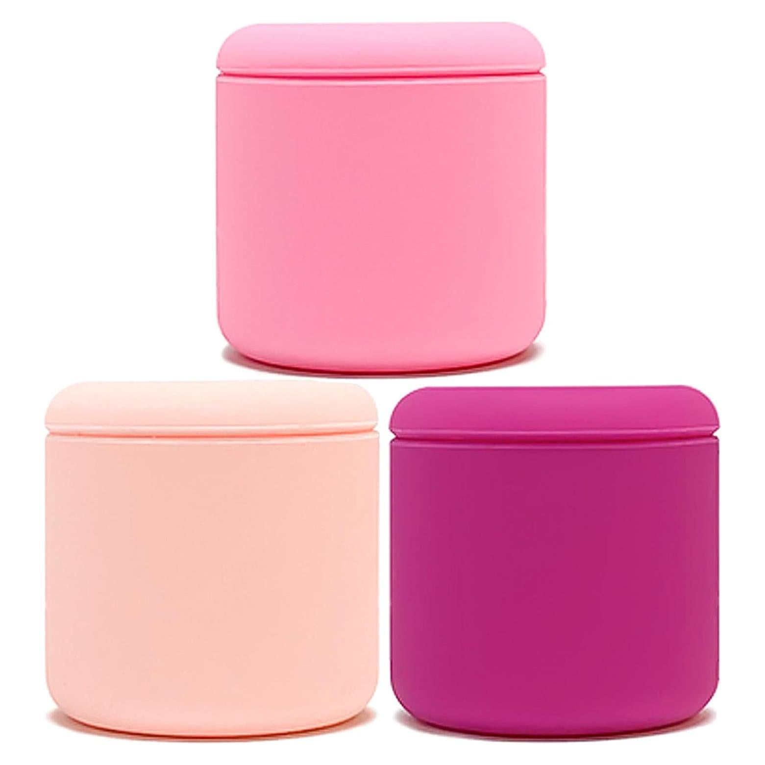 Kit de Viaje NUSO de Silicona Recargable Rosa 100ml