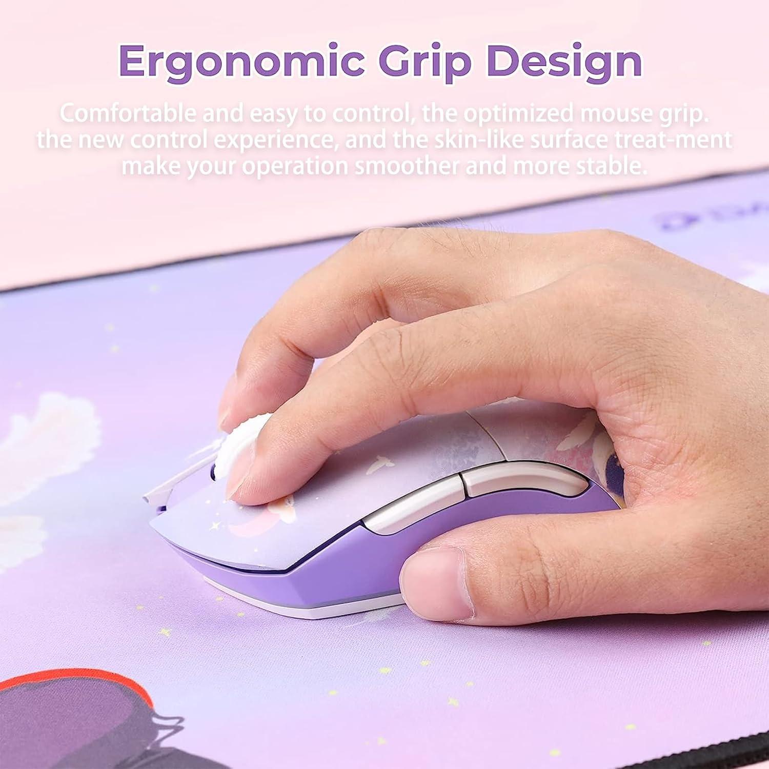 Ratón Gaming Inalámbrico DAREU EM901X 12K DPI RGB Carga Rápida