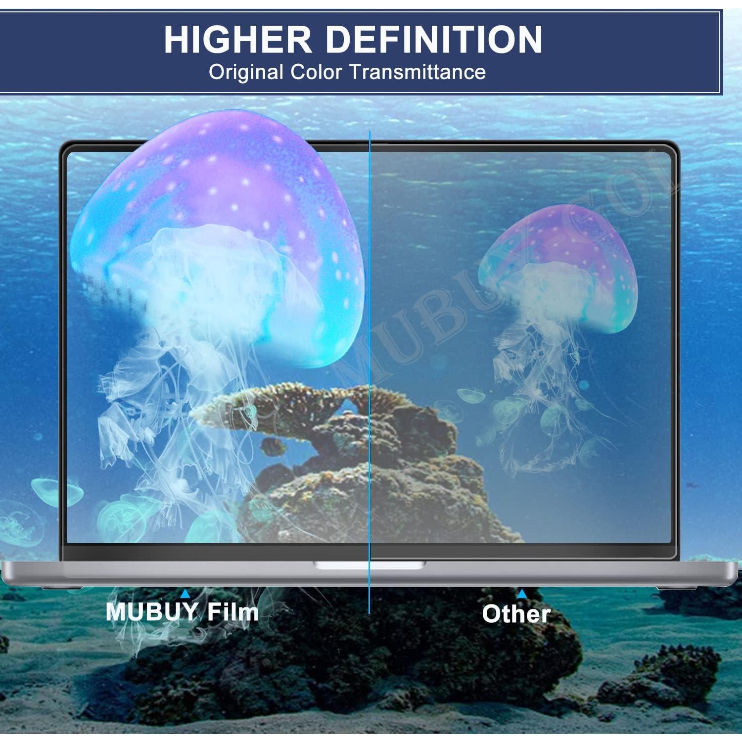 Paquete de 2 Protectores de Pantalla MUBUY-GOL 13.3" HD Anti-Rayones