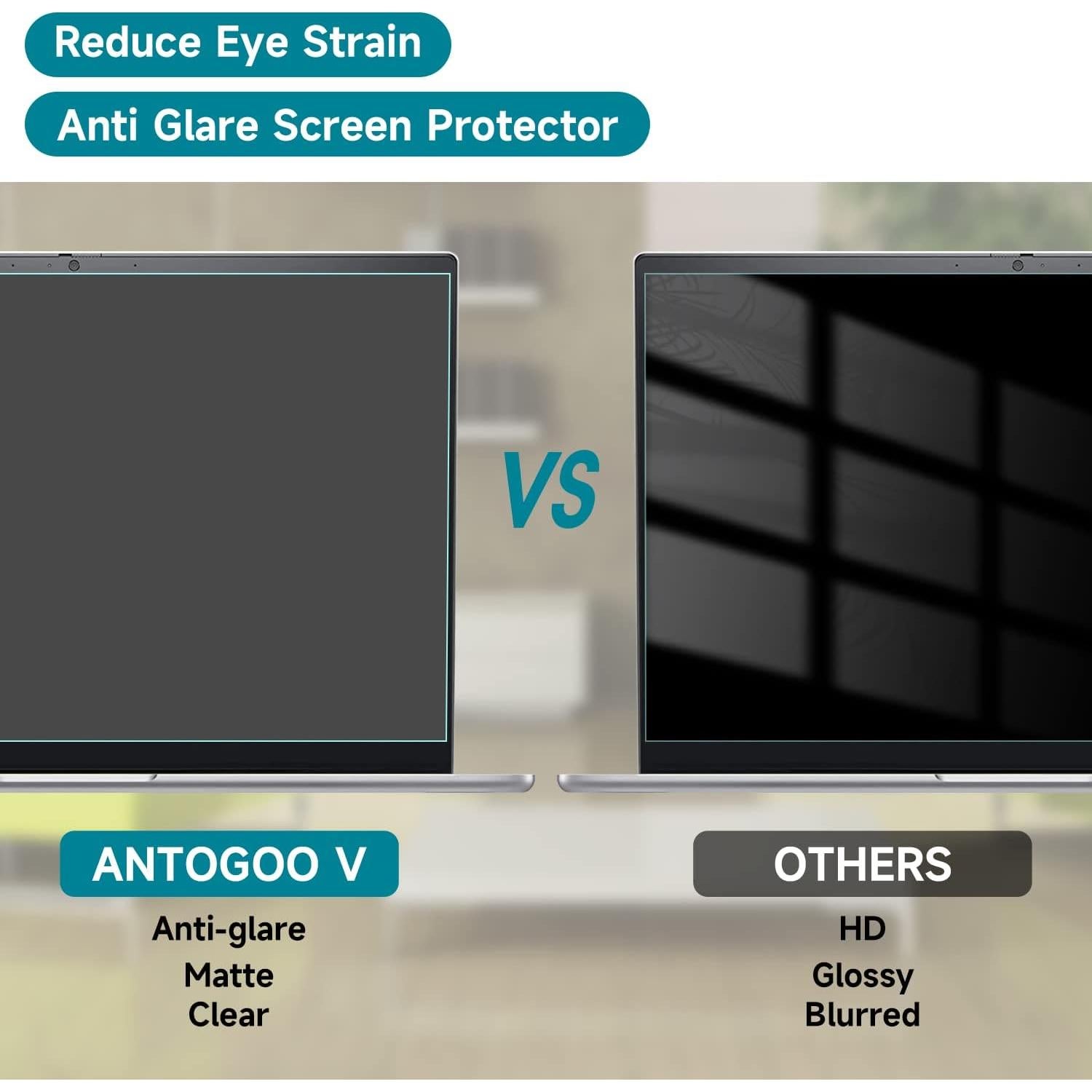 Protector de Pantalla Anti Luz Azul 12.2'' ANTOGOO V