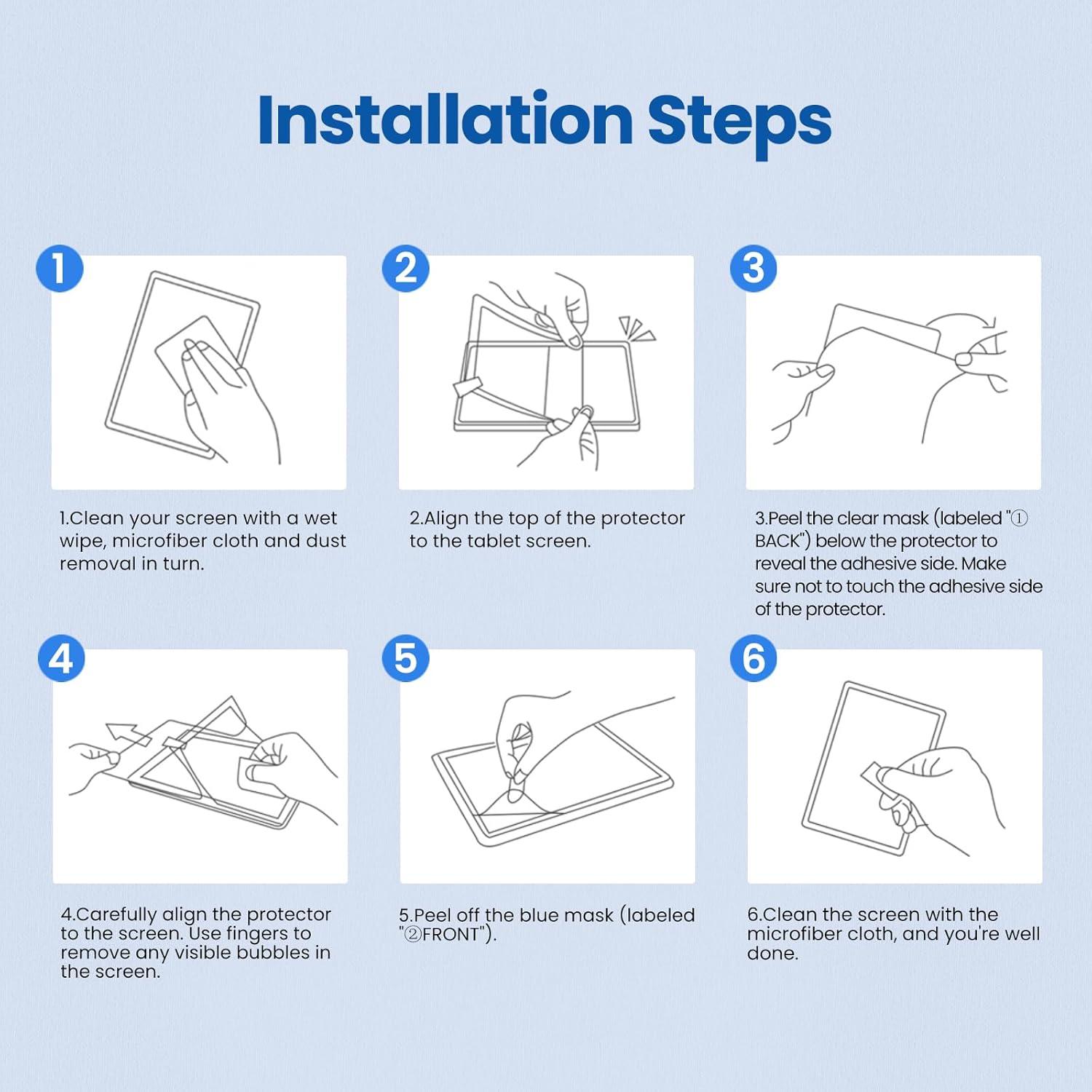 Protector de Pantalla MoKo 3 Paquete para Samsung Tab A11+ 11"