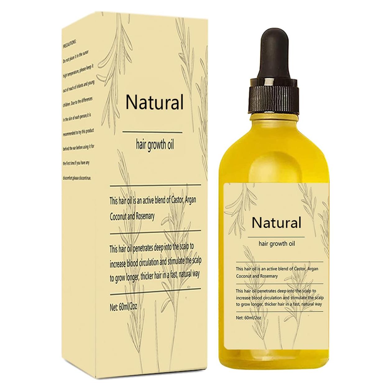 Aceite de Romero Orgánico Kisinly 60ml para Crecimiento Cabello