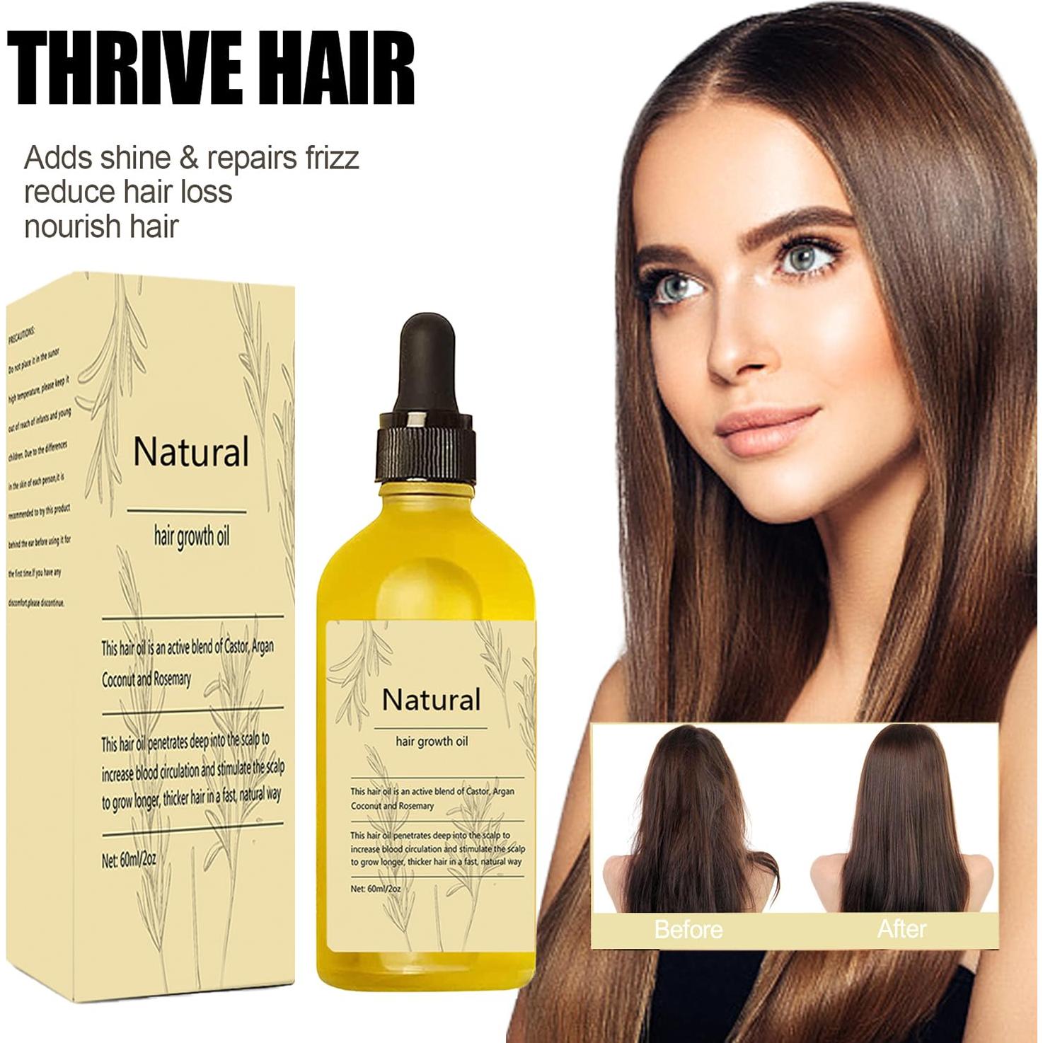 Aceite de Romero Orgánico Kisinly 60ml para Crecimiento Cabello