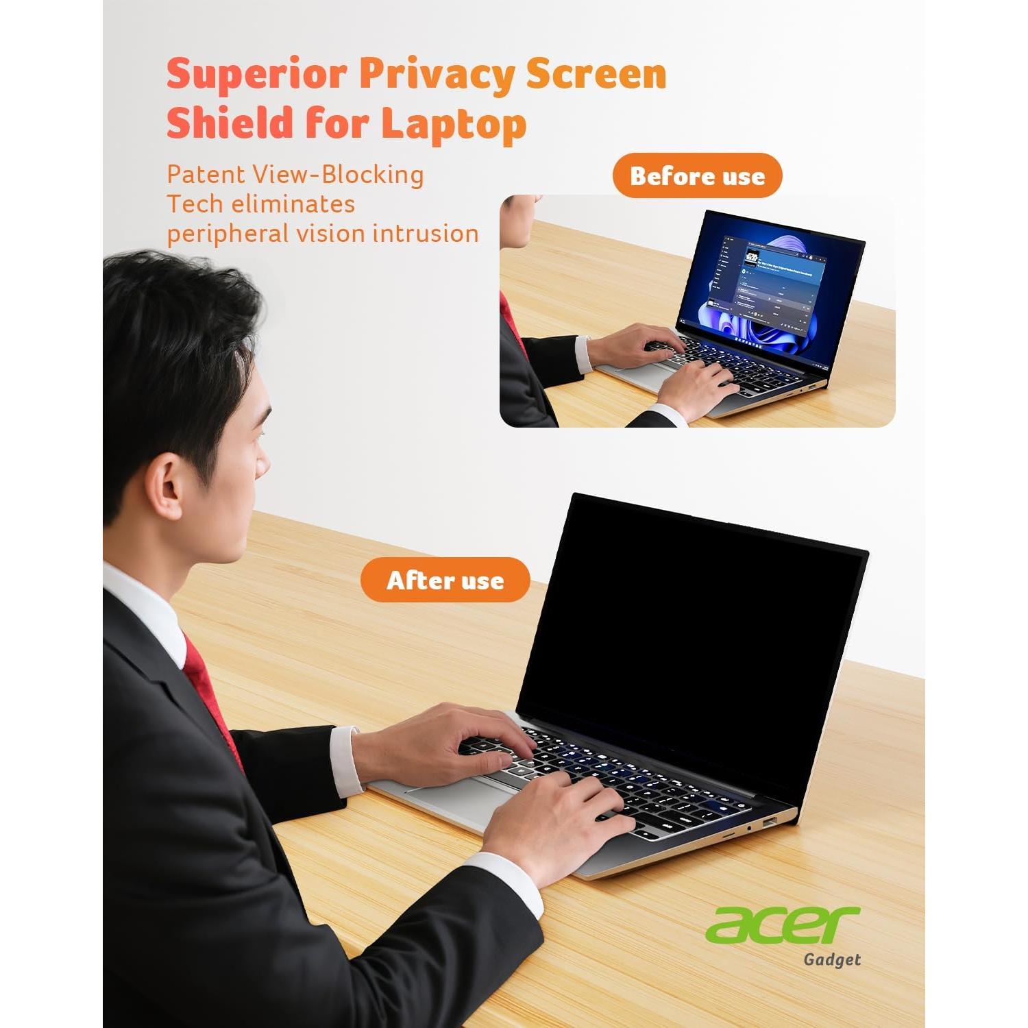 Filtro de Privacidad Magnético Acer 14" 16:9 Antirreflejo