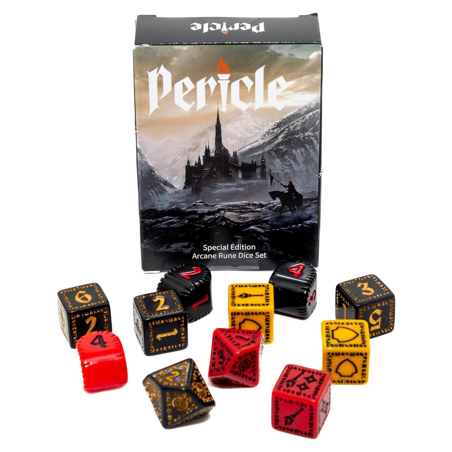 Dados Rúnicos de Arcano Long Dog Games - Edición Limitada