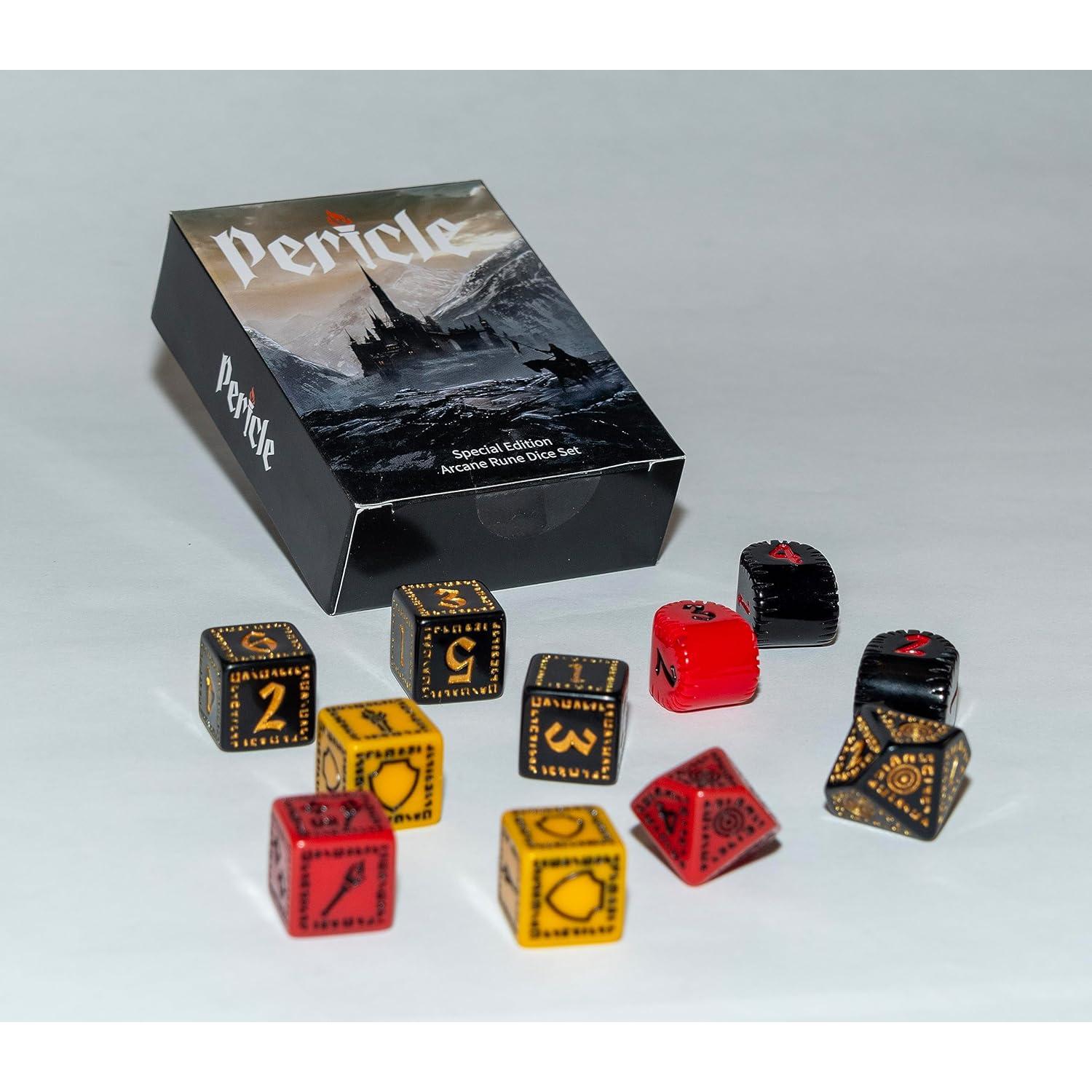 Dados Rúnicos de Arcano Long Dog Games - Edición Limitada