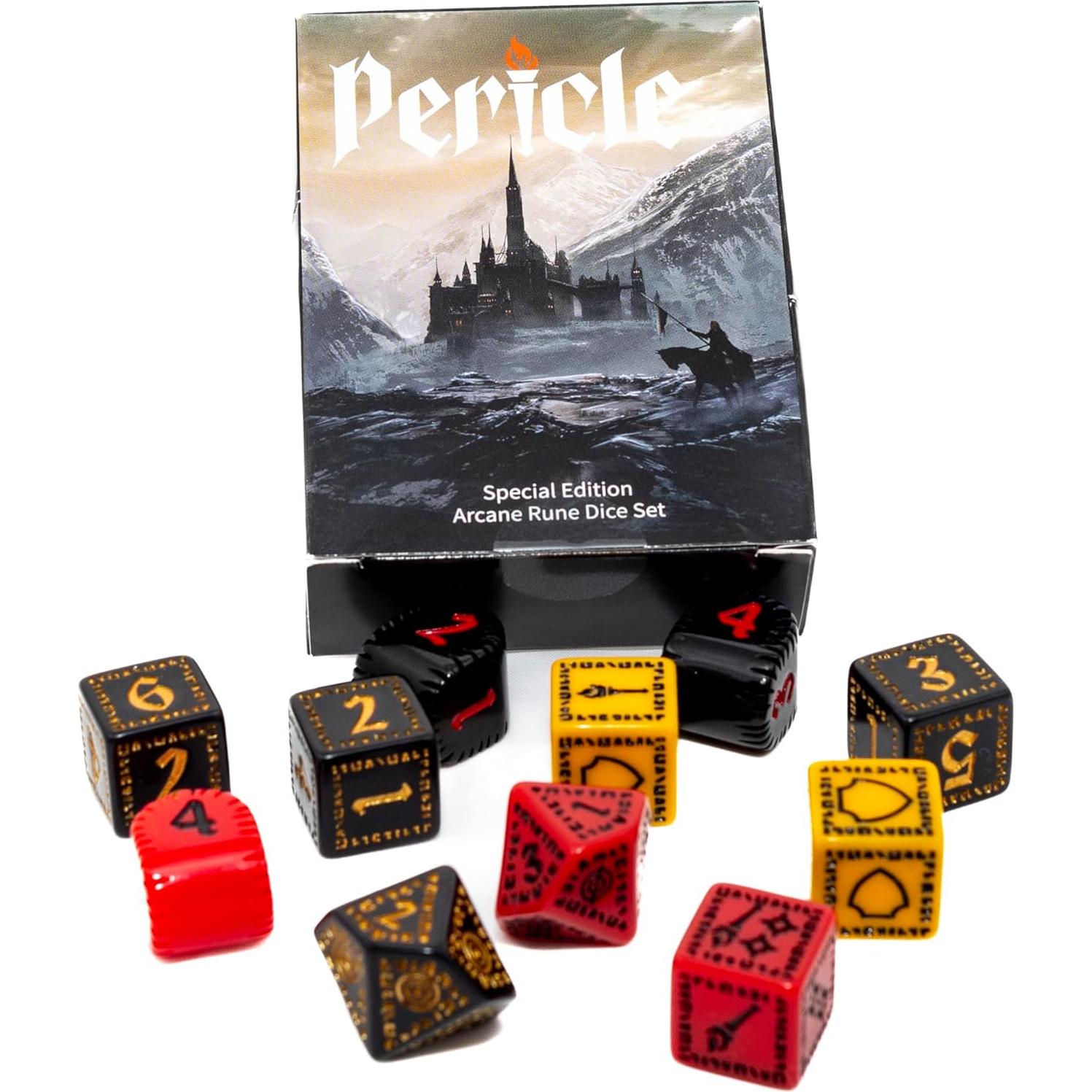 Dados Rúnicos de Arcano Long Dog Games - Edición Limitada