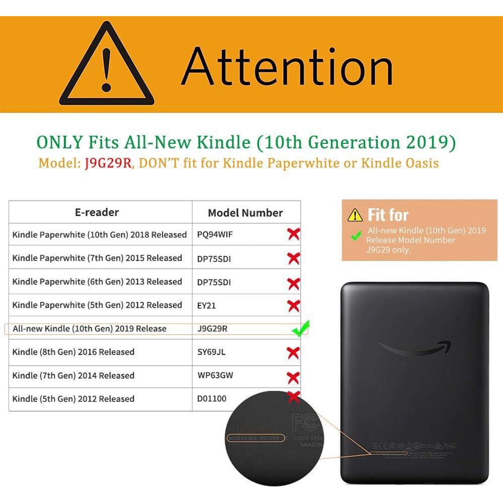 Funda SCSVPN para Kindle 6" (10ª Generación) Cuero Marrón