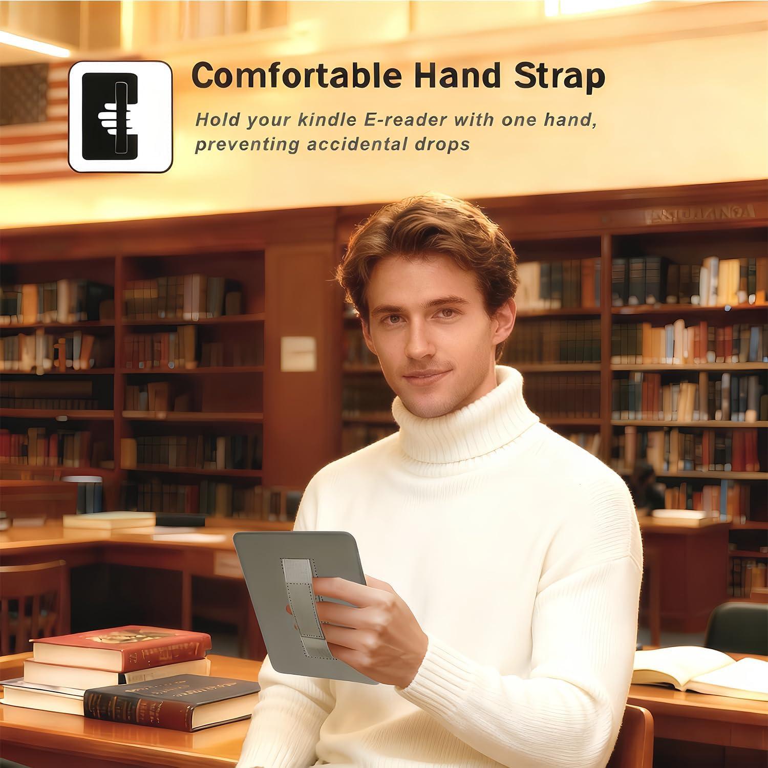 Funda SCSVPN para Kindle 6" (10ª Generación) Cuero Marrón