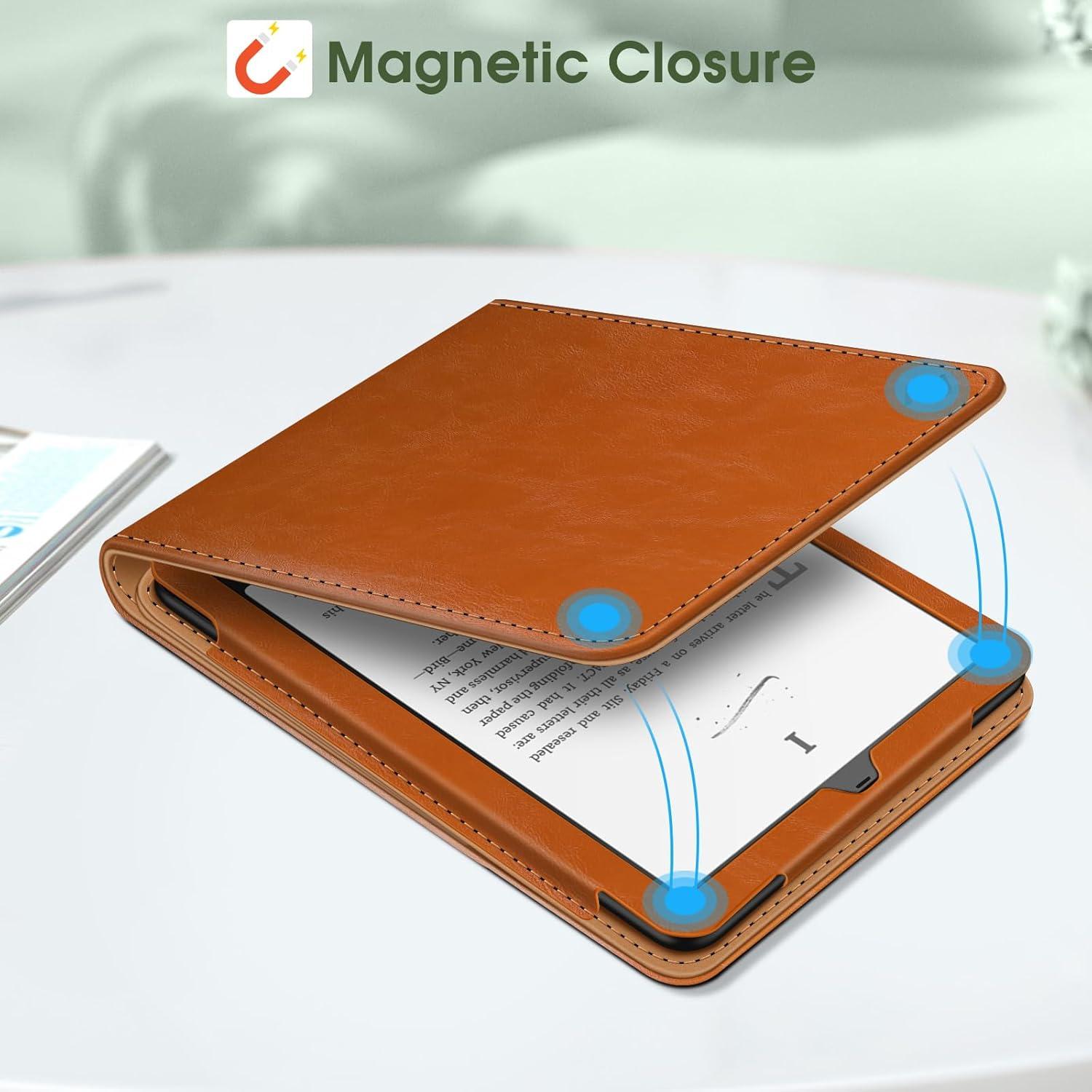 Funda Fintie para Kindle Paperwhite 7" 12ª/11ª Gen 2024/2021 - Marrón