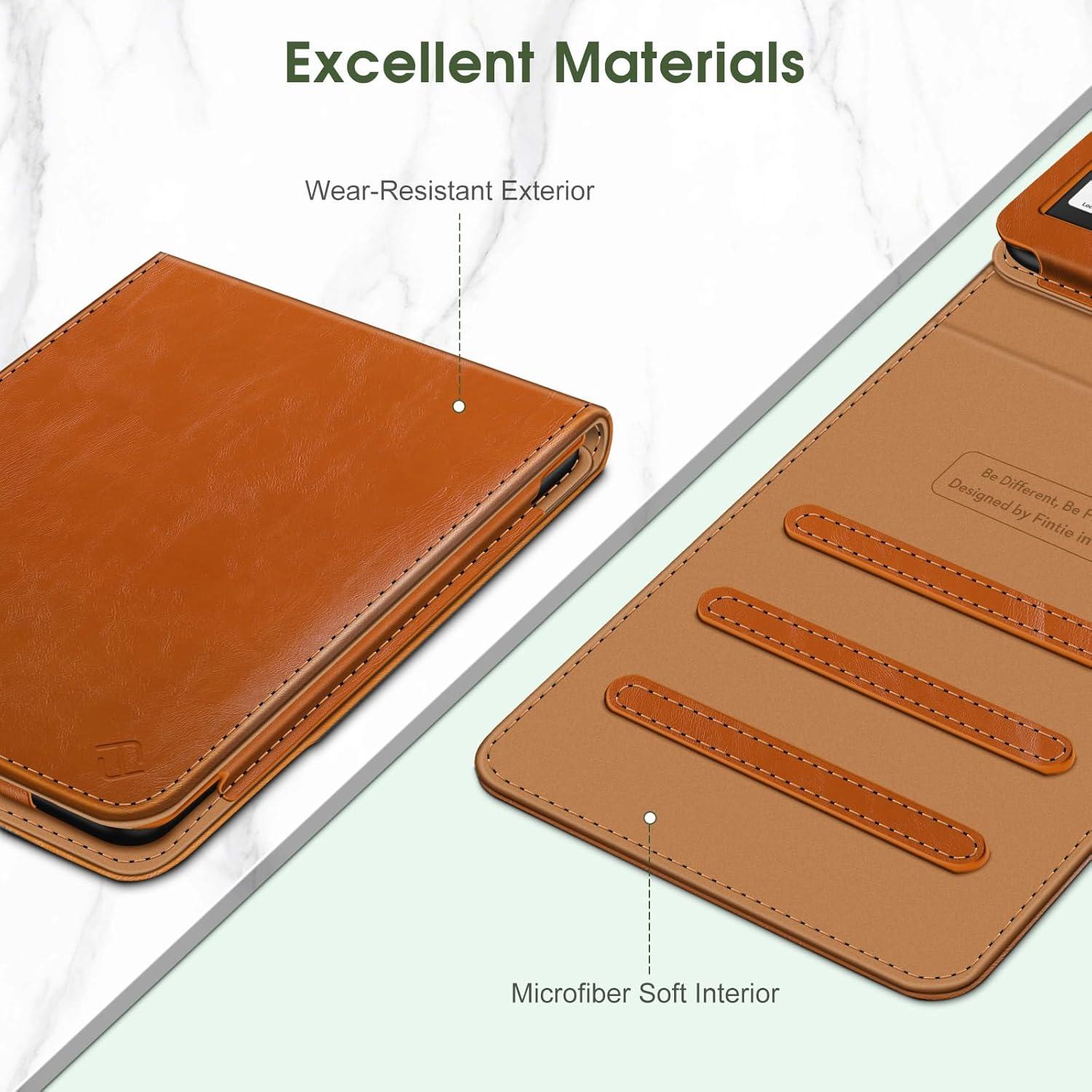 Funda Fintie para Kindle Paperwhite 7" 12ª/11ª Gen 2024/2021 - Marrón