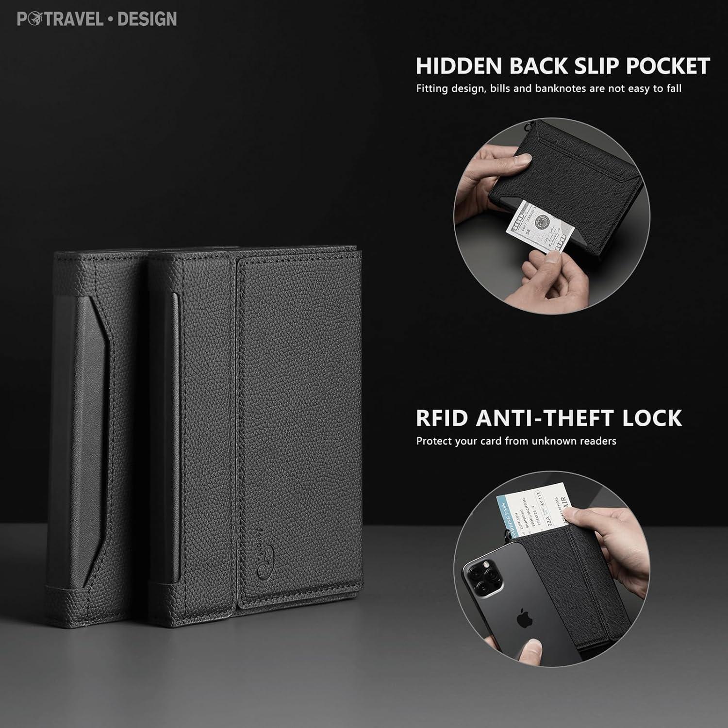 Portapasaportes RFID P TRAVEL DESIGN Slim 10.5x14cm Unisex