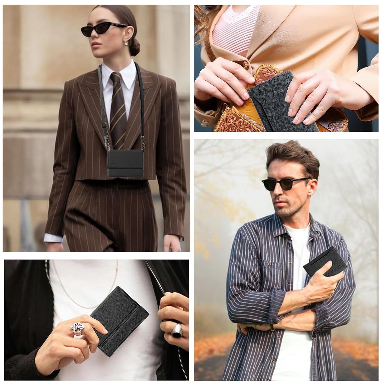 Portapasaportes RFID P TRAVEL DESIGN Slim 10.5x14cm Unisex