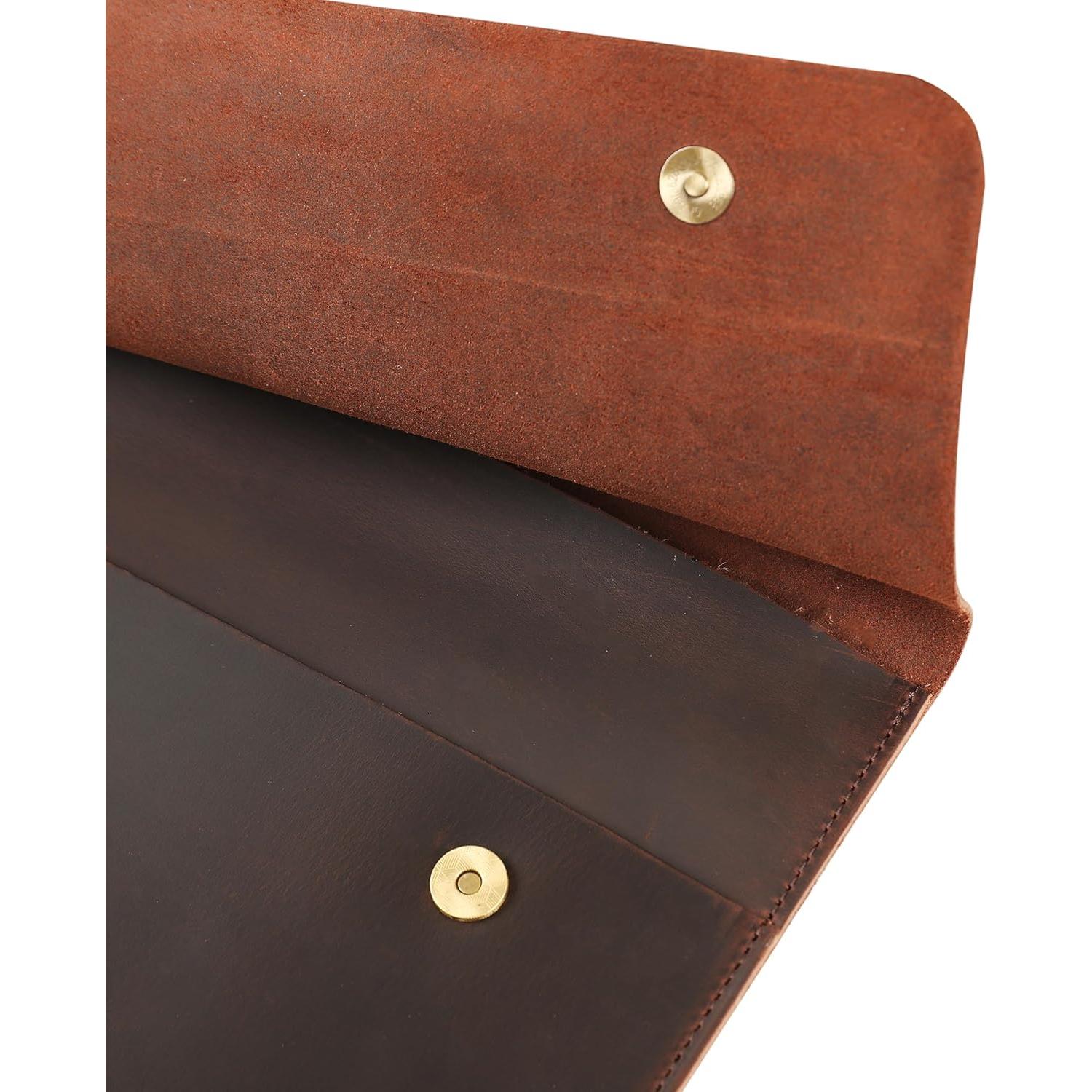 Funda de Piel DUKE&COW para iPad Pro 13" - Marrón Oscuro