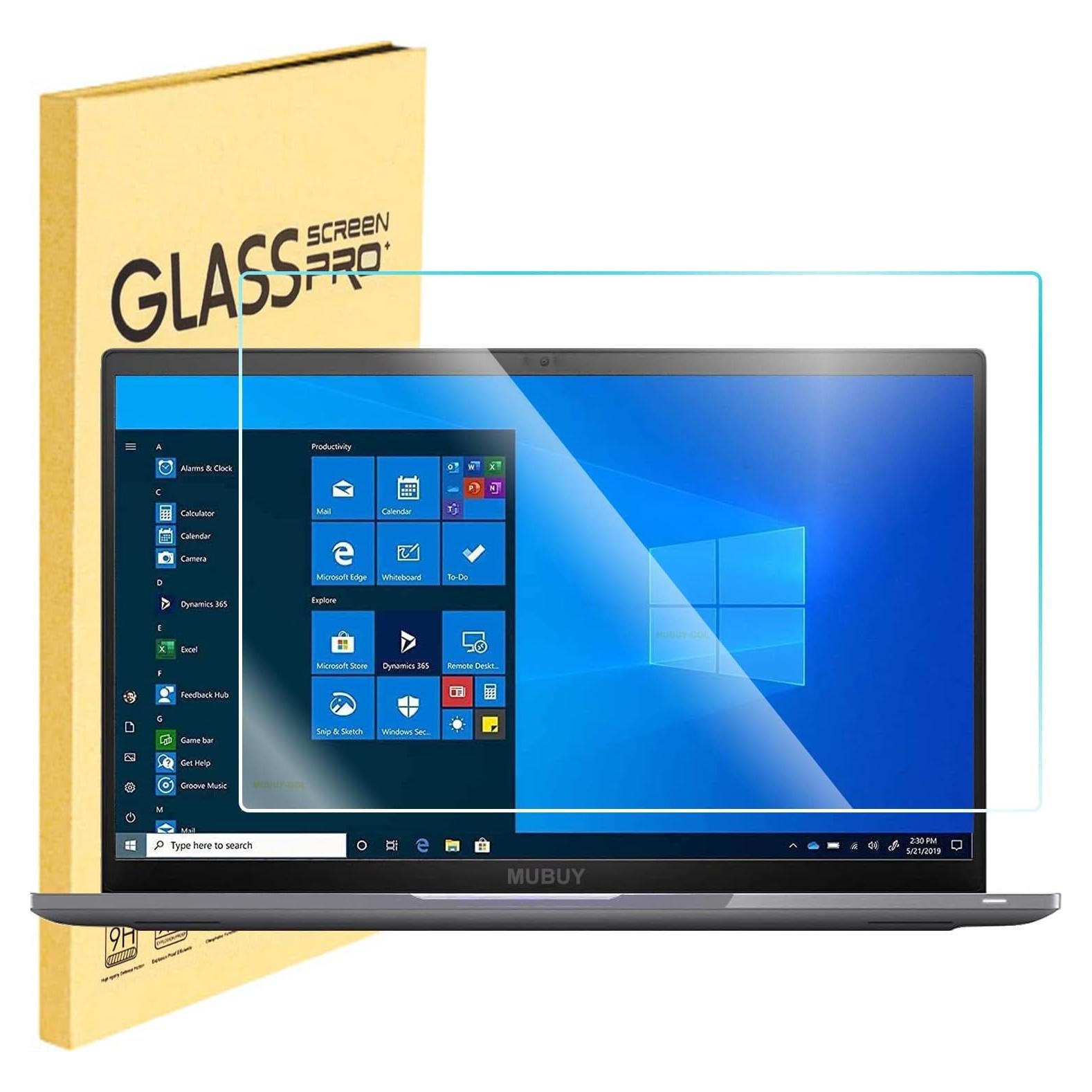 Protector de Pantalla de Vidrio Templado MUBUY-GOL 14" 9H