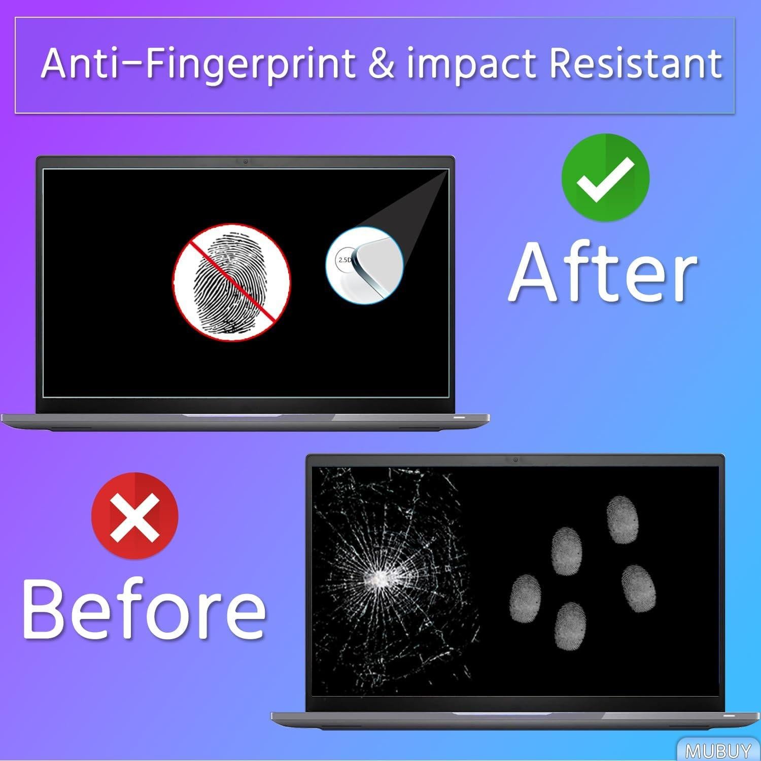 Protector de Pantalla de Vidrio Templado MUBUY-GOL 14" 9H