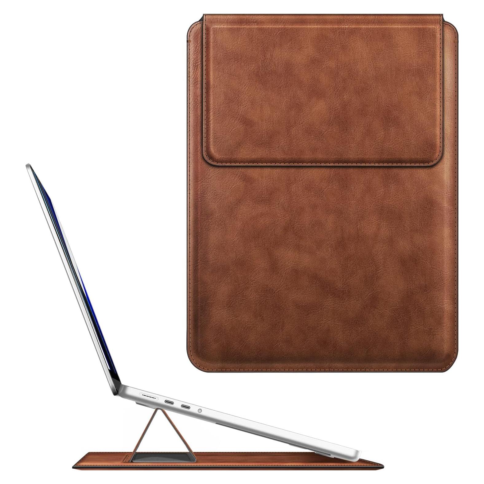 Funda Fintie para MacBook Air/Pro 13-14 Pulgadas Marrón