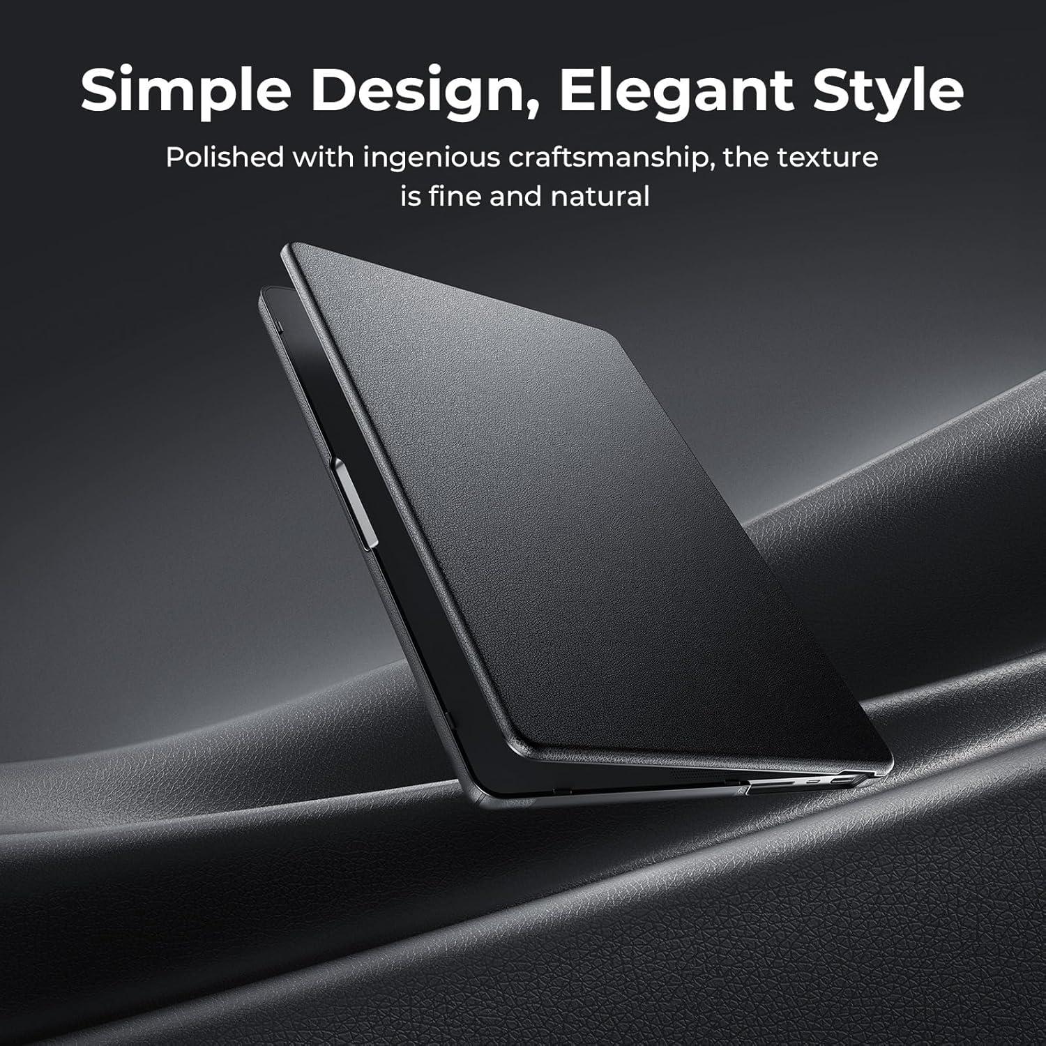 Funda de Cuero BlueSwan para MacBook Pro 14" 2021-2025 Negra