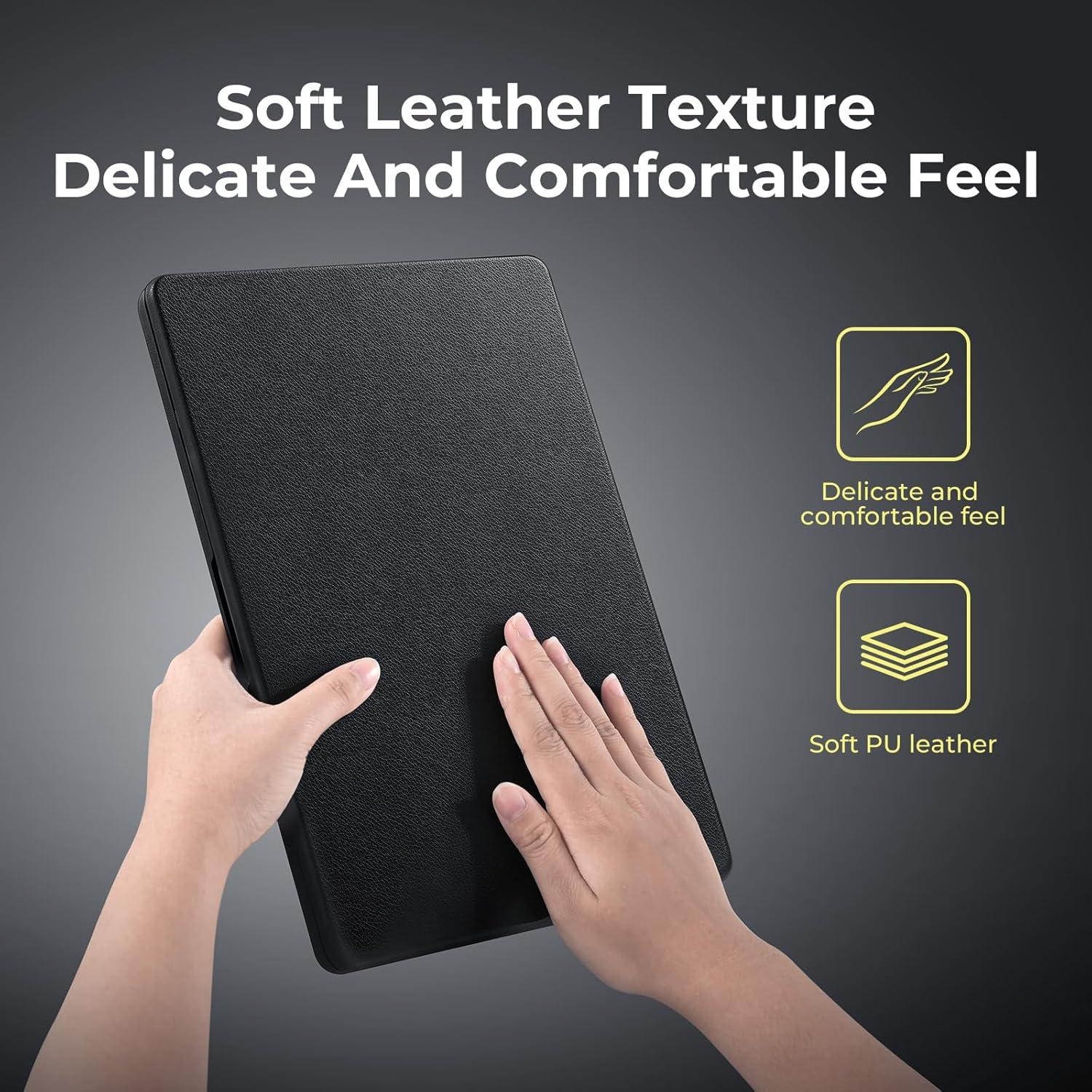 Funda de Cuero BlueSwan para MacBook Pro 14" 2021-2025 Negra