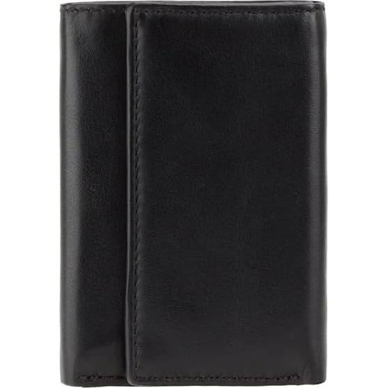 Cartera de Llaves Slim Visconti 1178 Cuero Genuino Negro