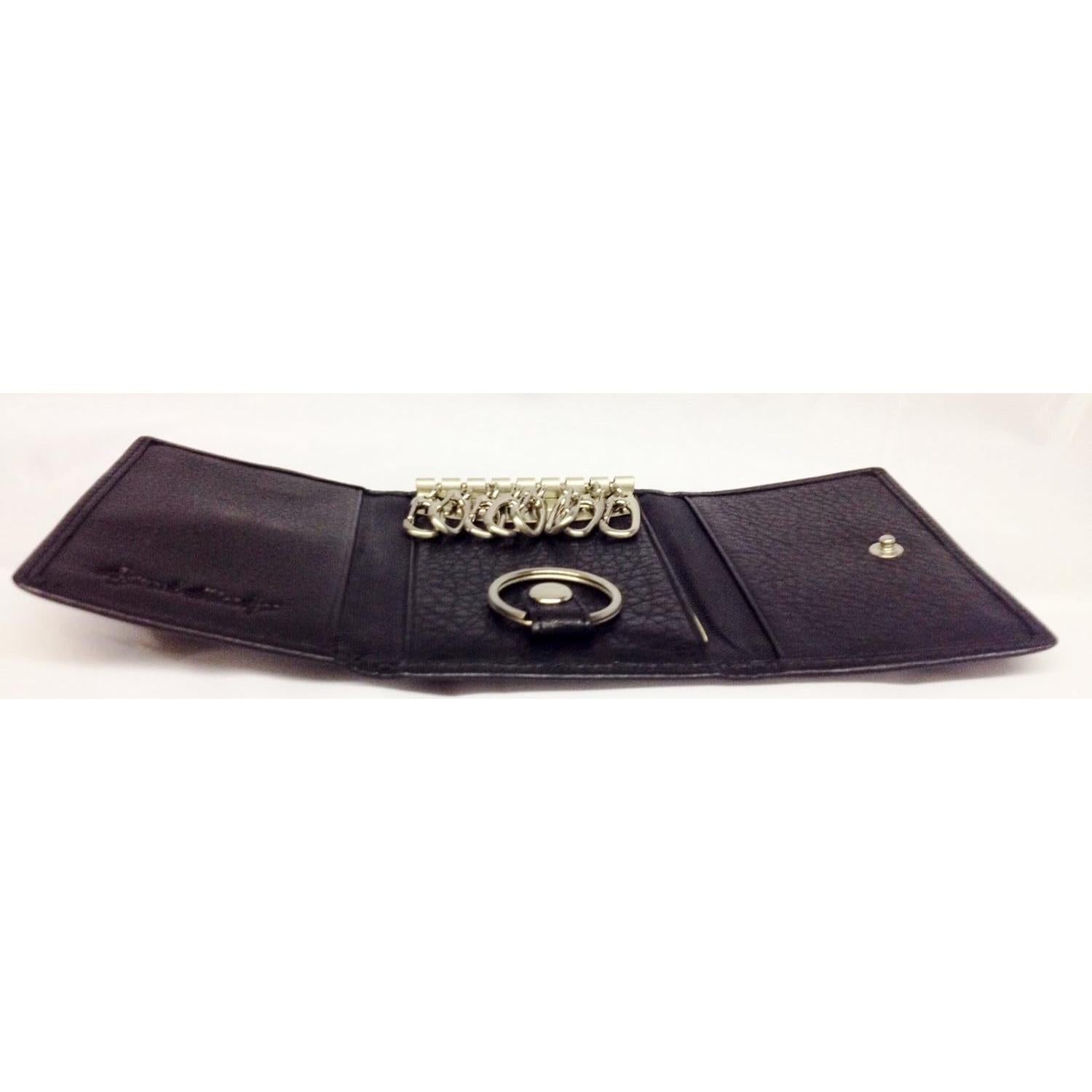 Estuche de Llaves de Cuero Osgoode Marley 8 Ganchos Negro