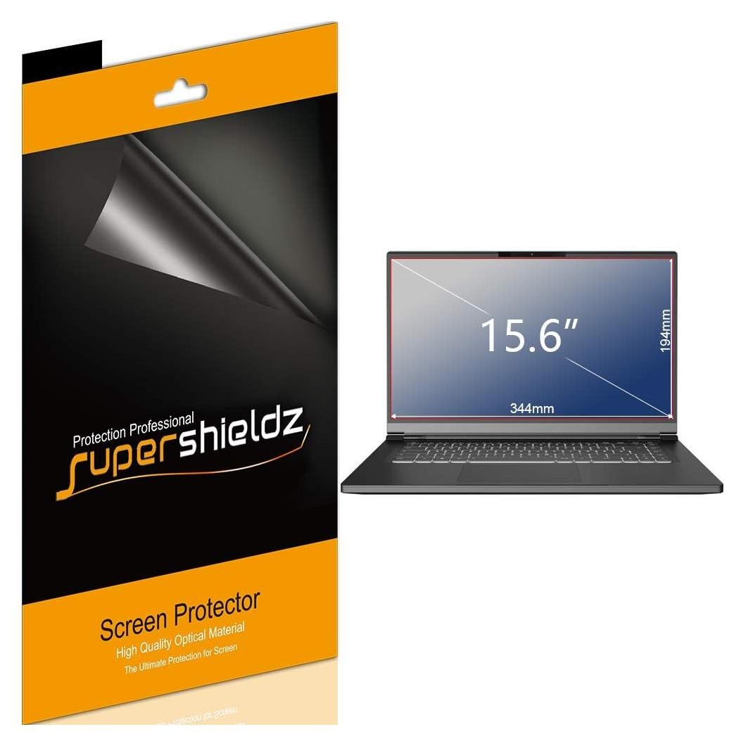 Protector de Pantalla Anti Reflejo Supershieldz 15.6" Mate - 3 Pzas