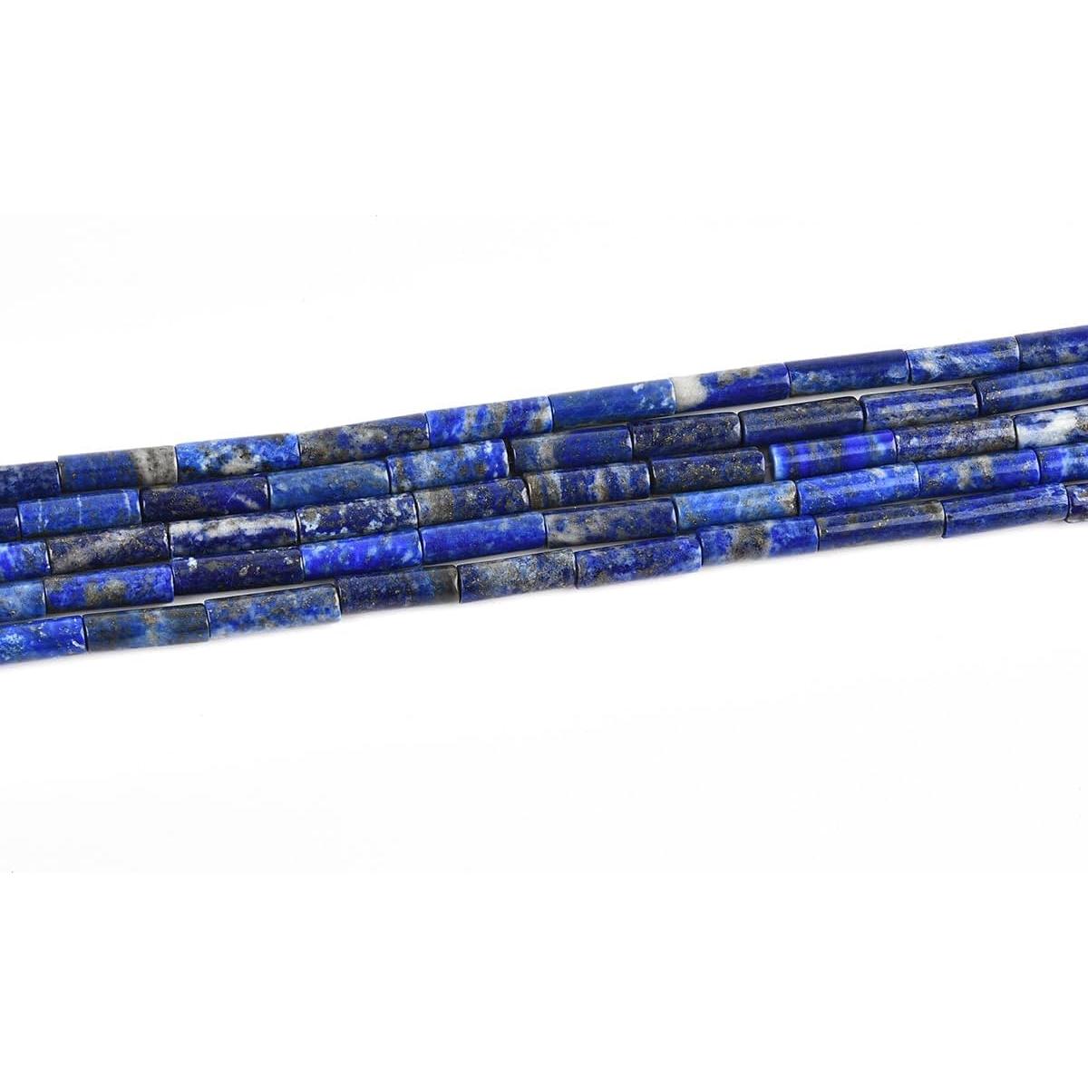 Cuentas de Lápiz Lázuli 4x13mm 38.1cm LIFAVOVY para Joyería