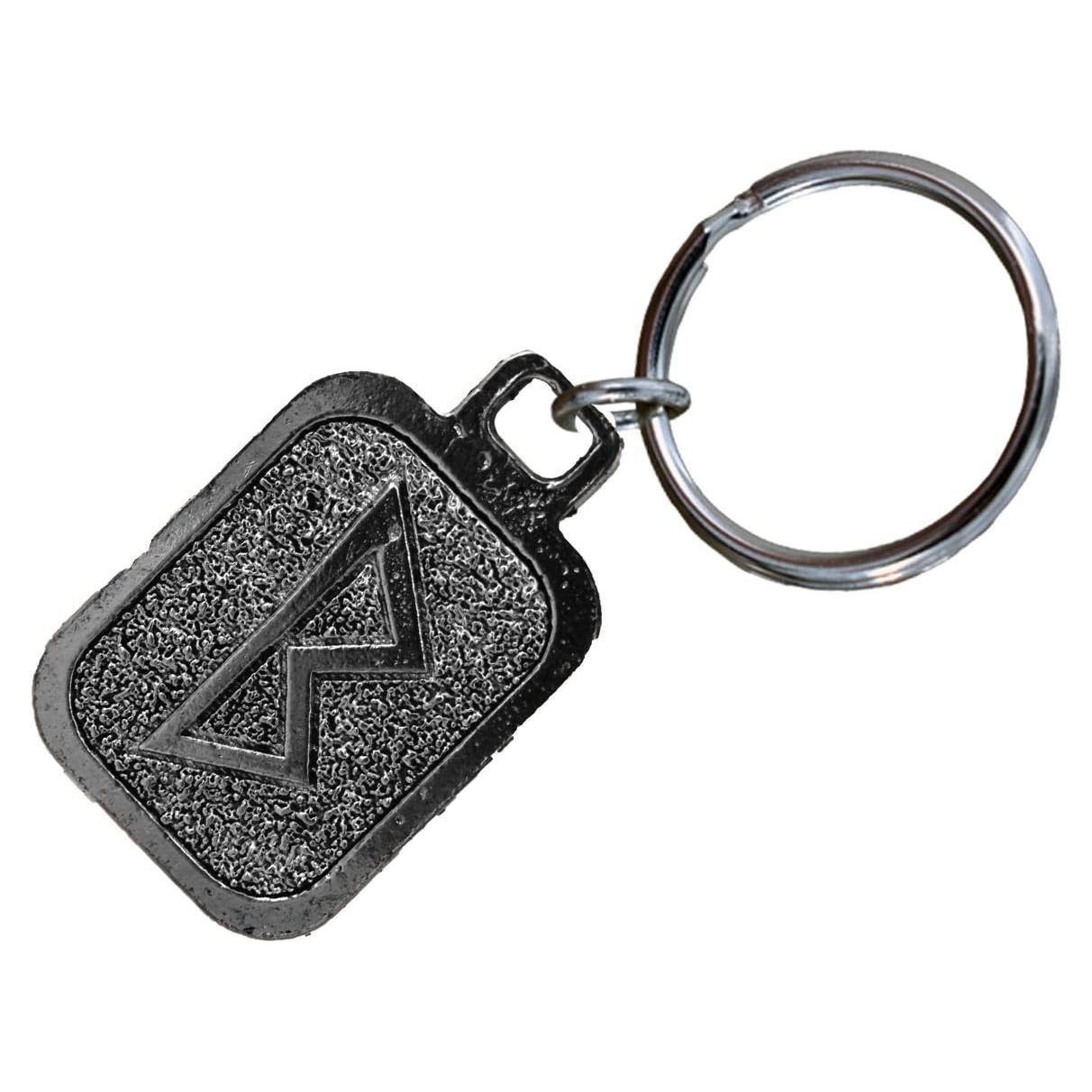 Llavero Runa Berkano Creative Pewter 3.81 cm Hecho en EE. UU.