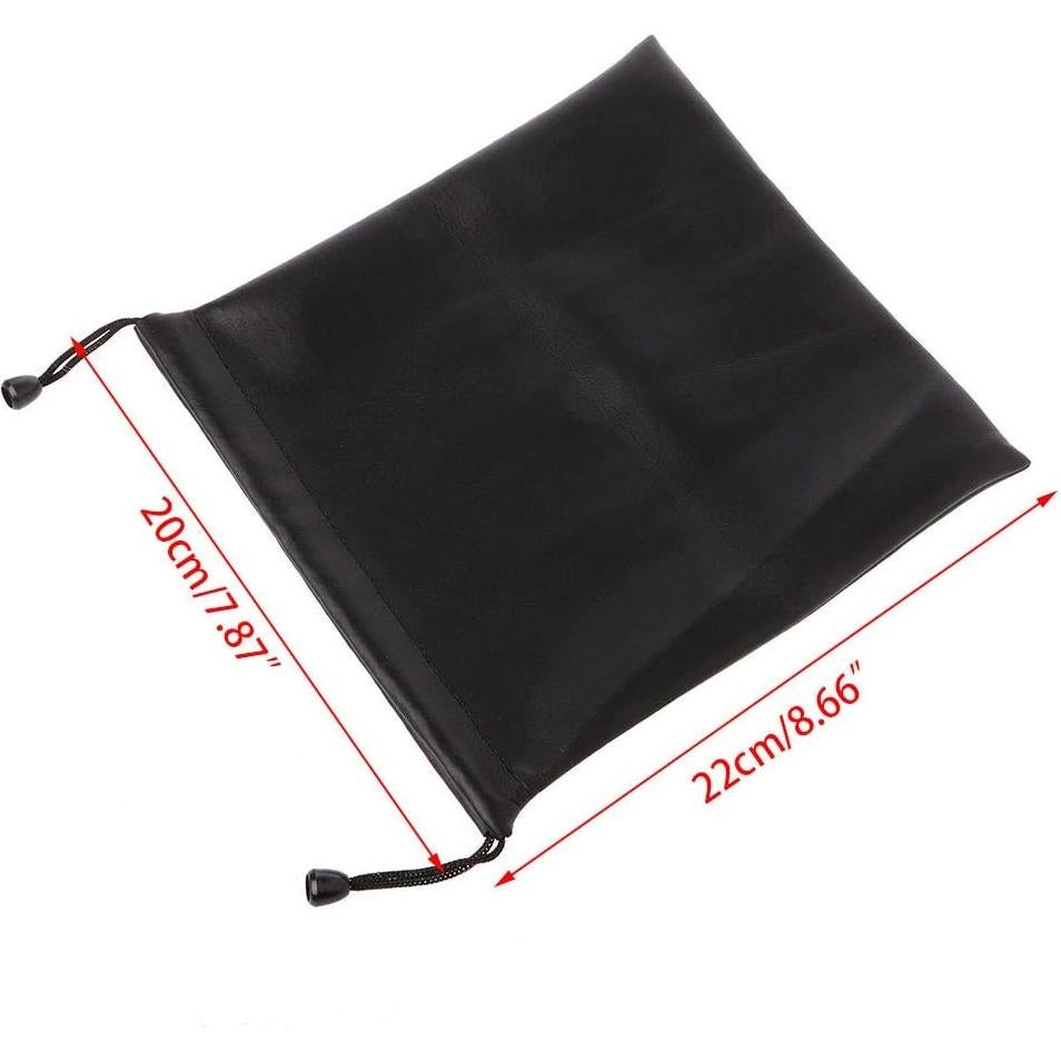 Bolsa de Almacenamiento de Cuero Sintético HYROOY para Auriculares Grandes