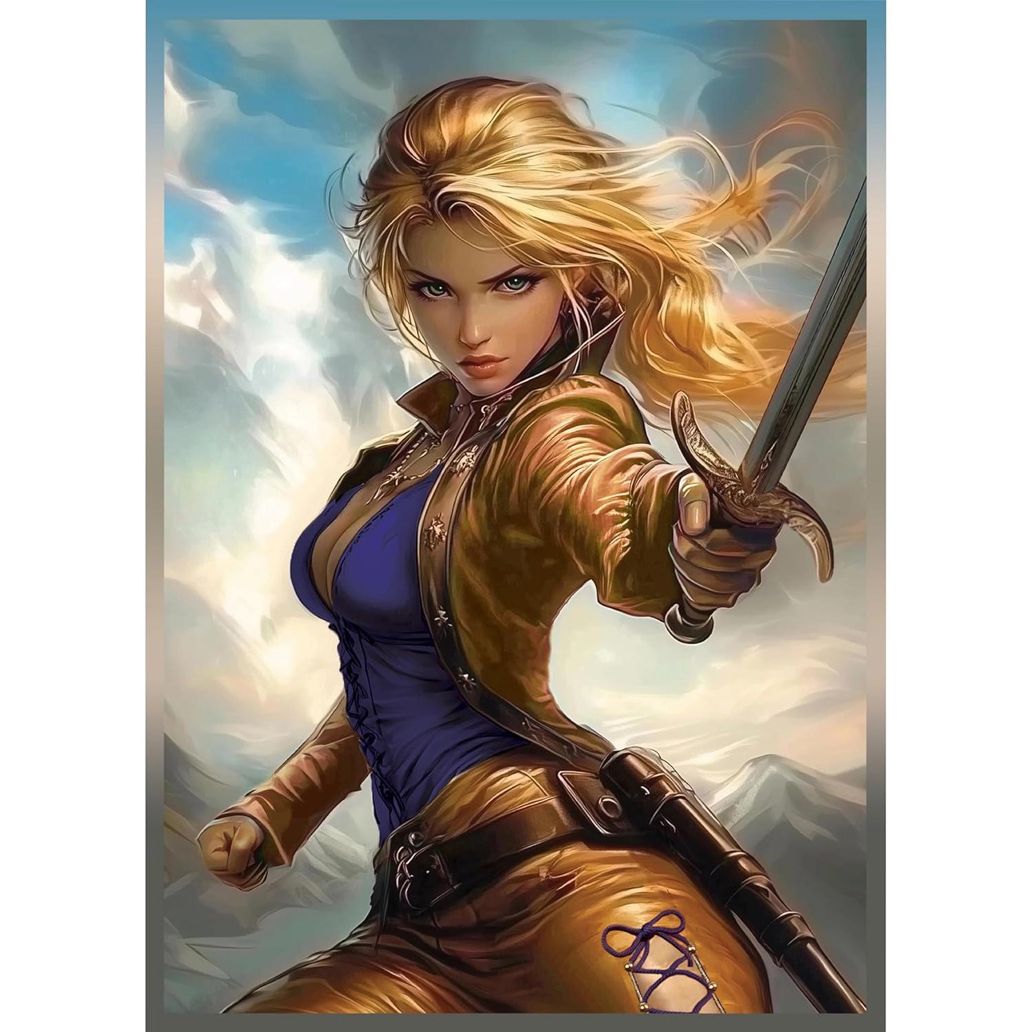 Mangas de Juego de Cartas Anime Caballero Rúnico 100 Unidades