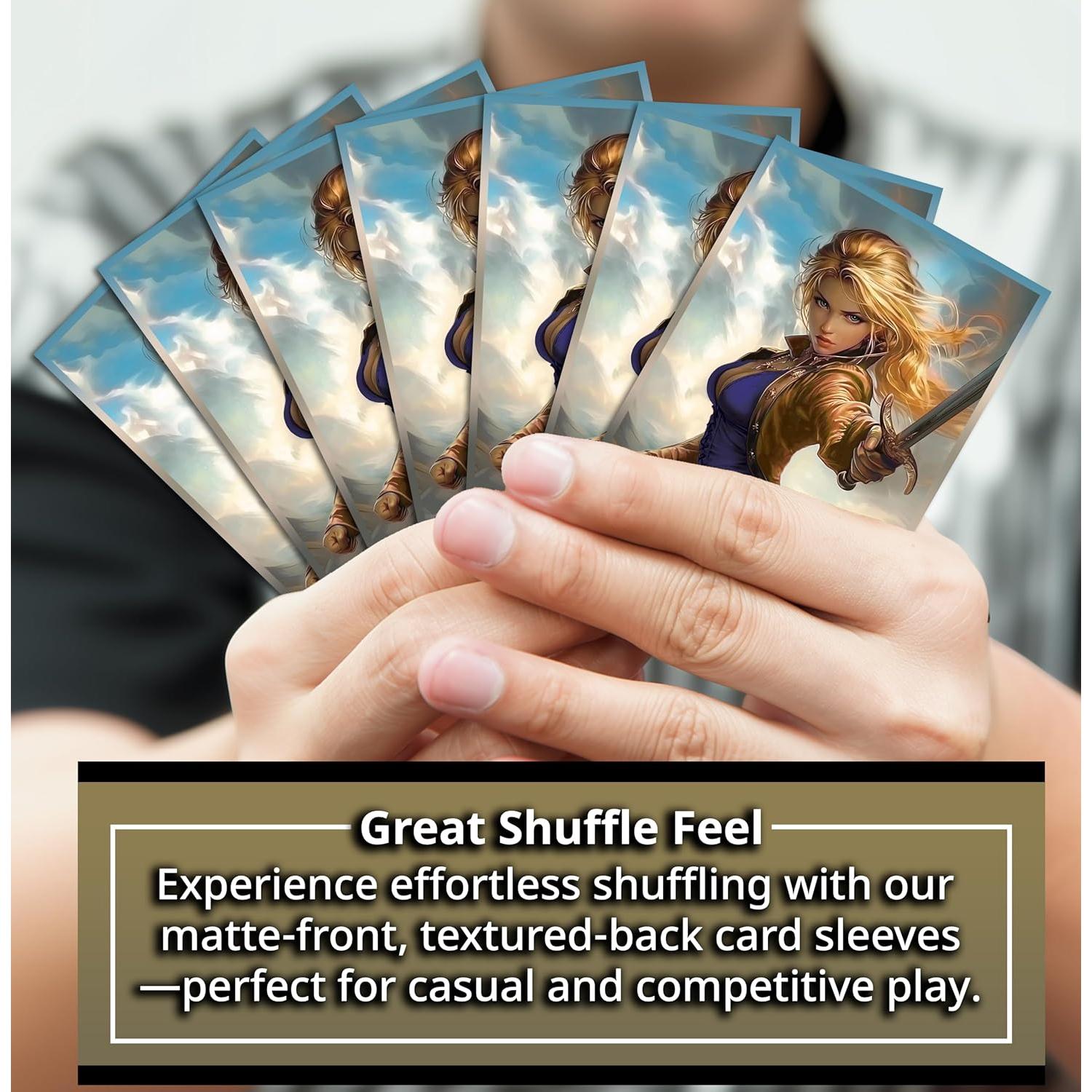 Mangas de Juego de Cartas Anime Caballero Rúnico 100 Unidades