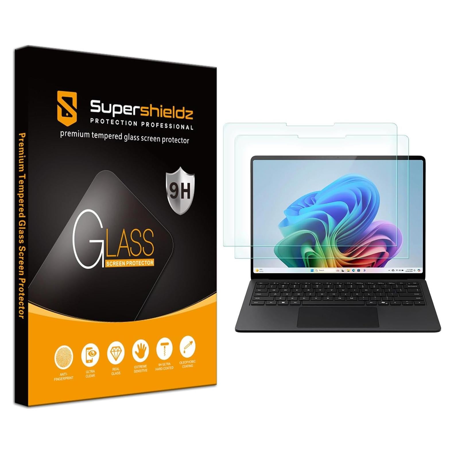 Protector de Pantalla Vidrio Templado Supershieldz para Surface Laptop 7